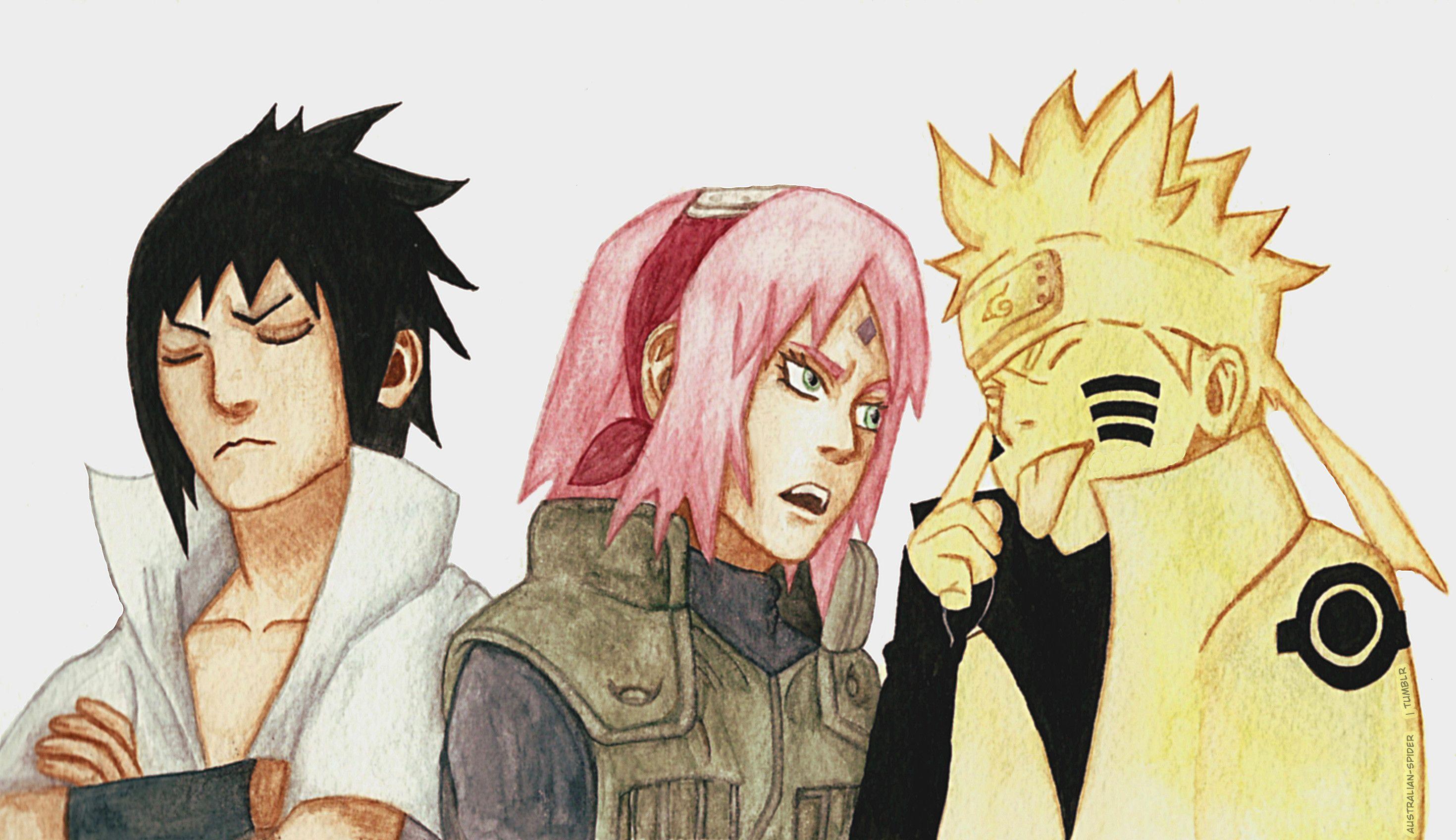 2940x1696 Naruto Team 7 Wallpaper