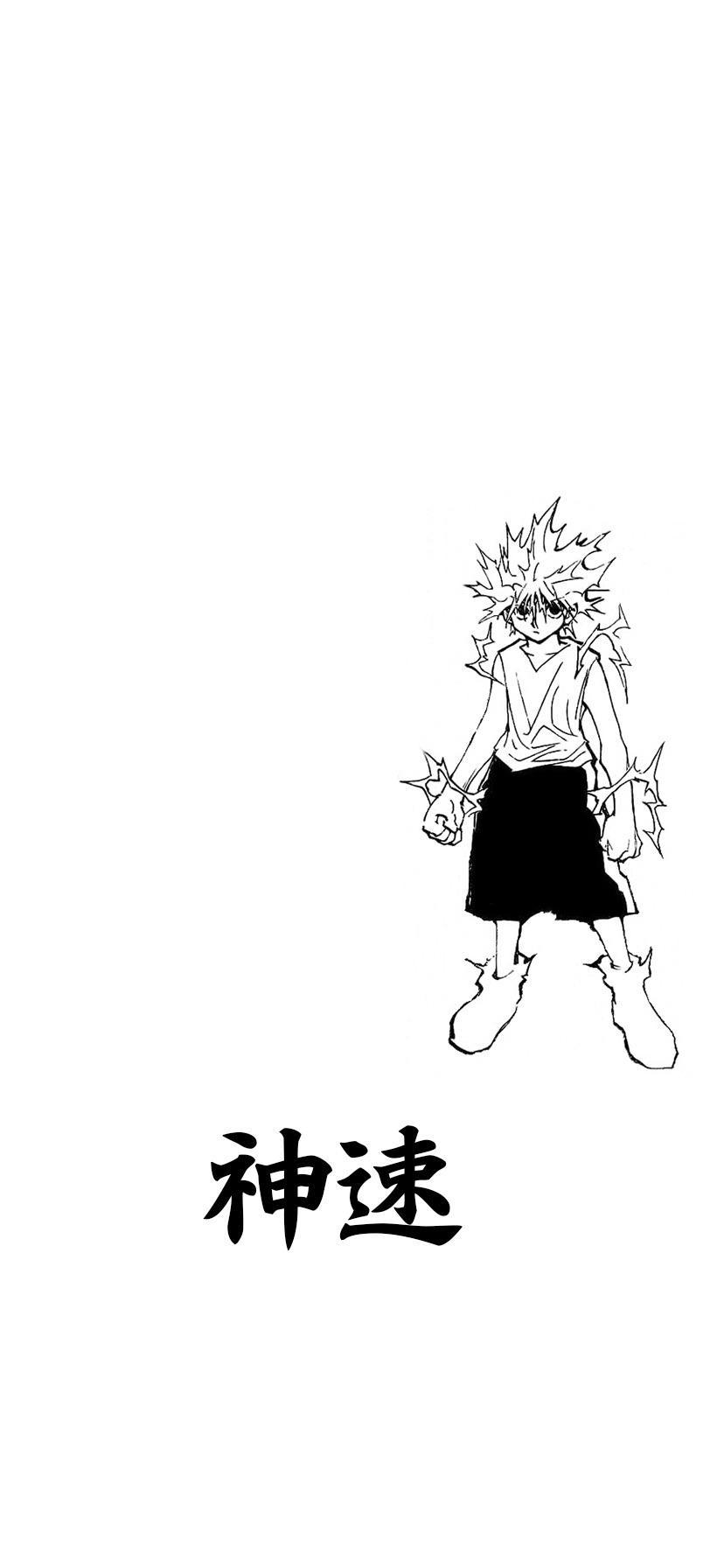 828x1792 Đã tạo hình nền Killua cho iPhone 11 [OC)
: HunterXHunter
