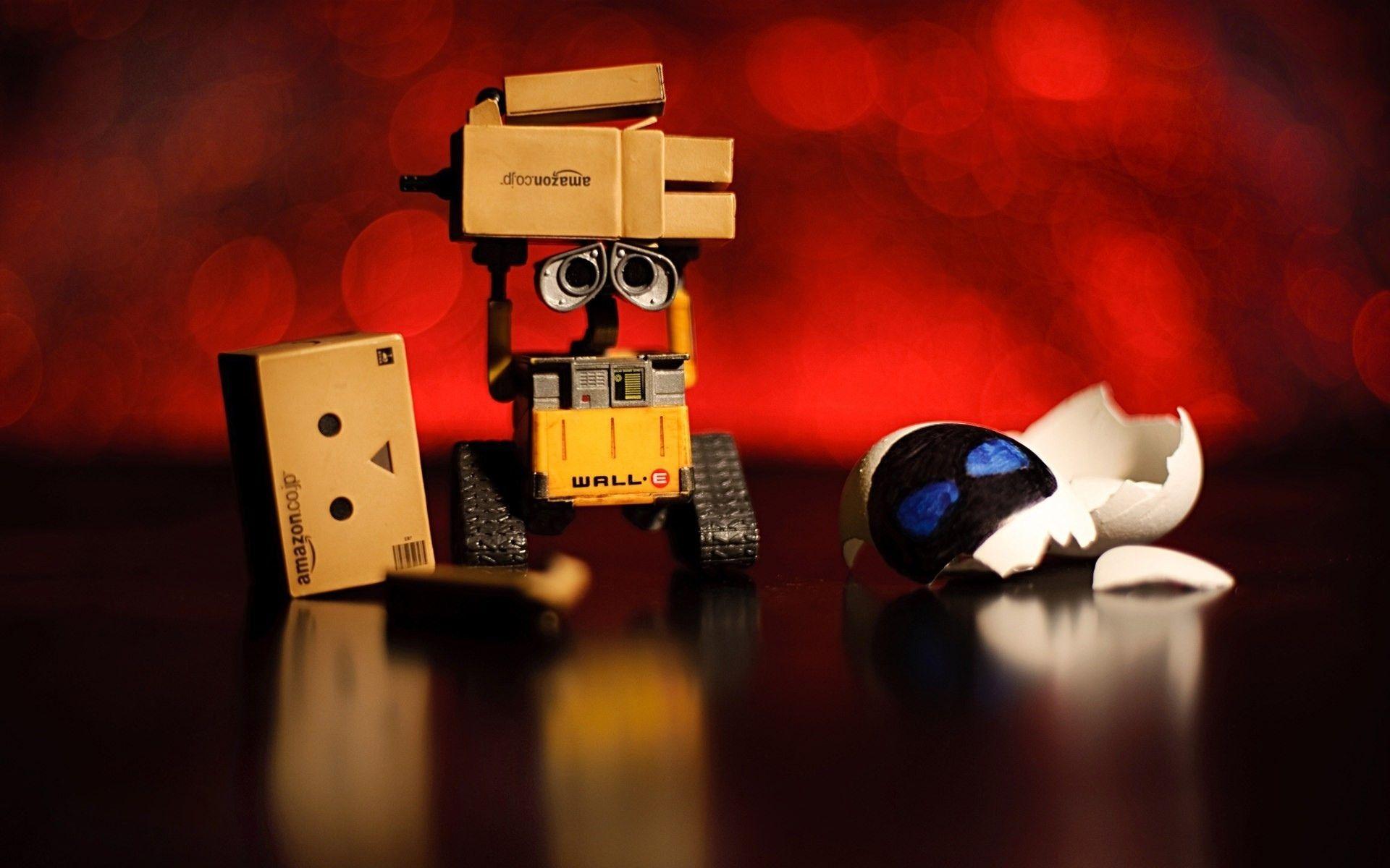 1920x1200 amazon, Wall e, Danbo, Humor, Funny, Sadic, Toys, Robot, Movies