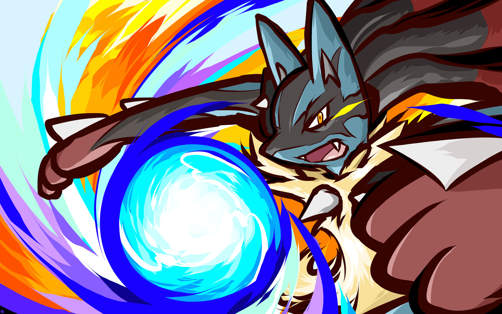 1600x1000 Pokemon Lucario Wallpaper