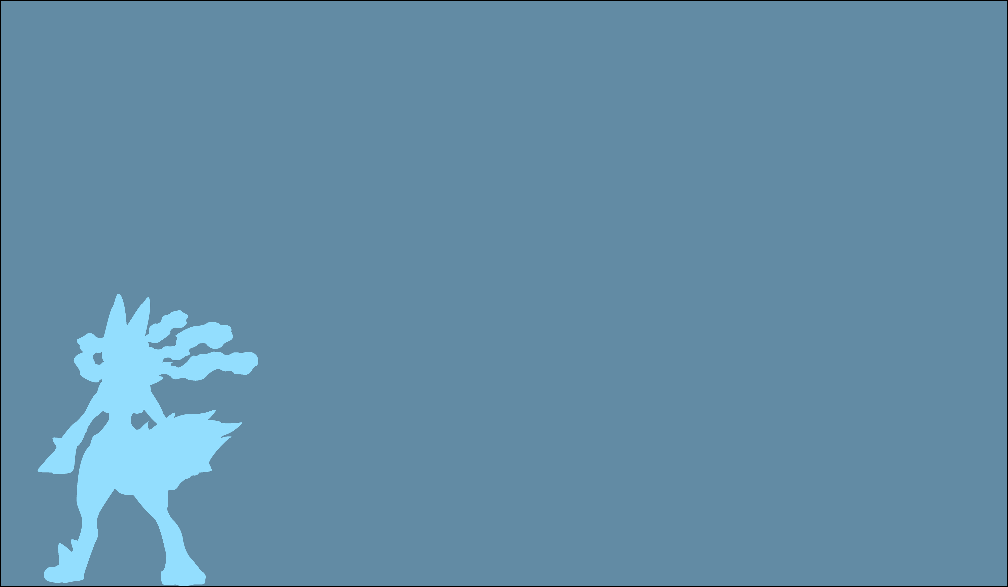 4004x2333 Pokemon Lucario Background Download Free