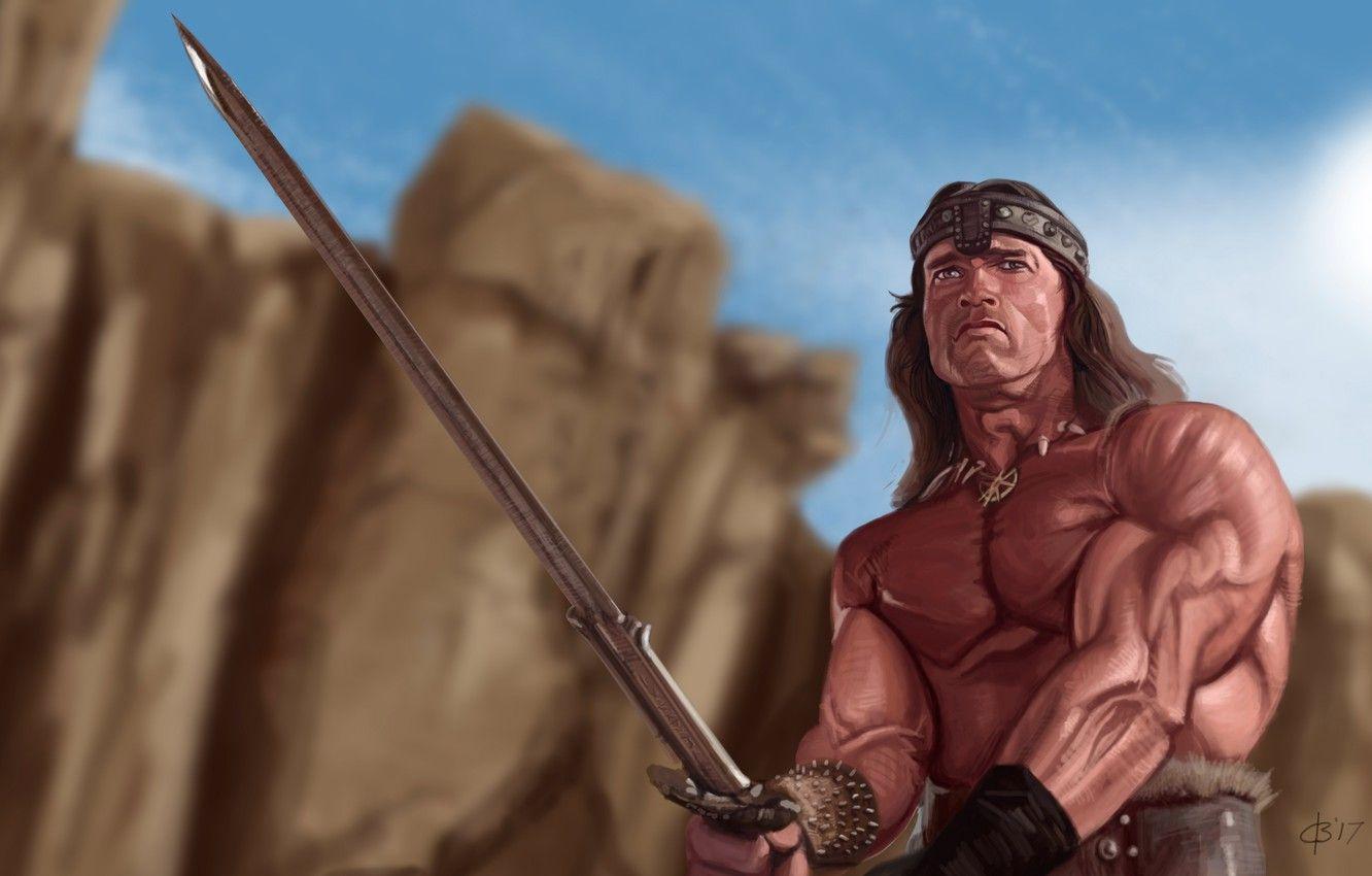 1332x850 Wallpaper sword, warrior, Conan, Conan the Barbarian image