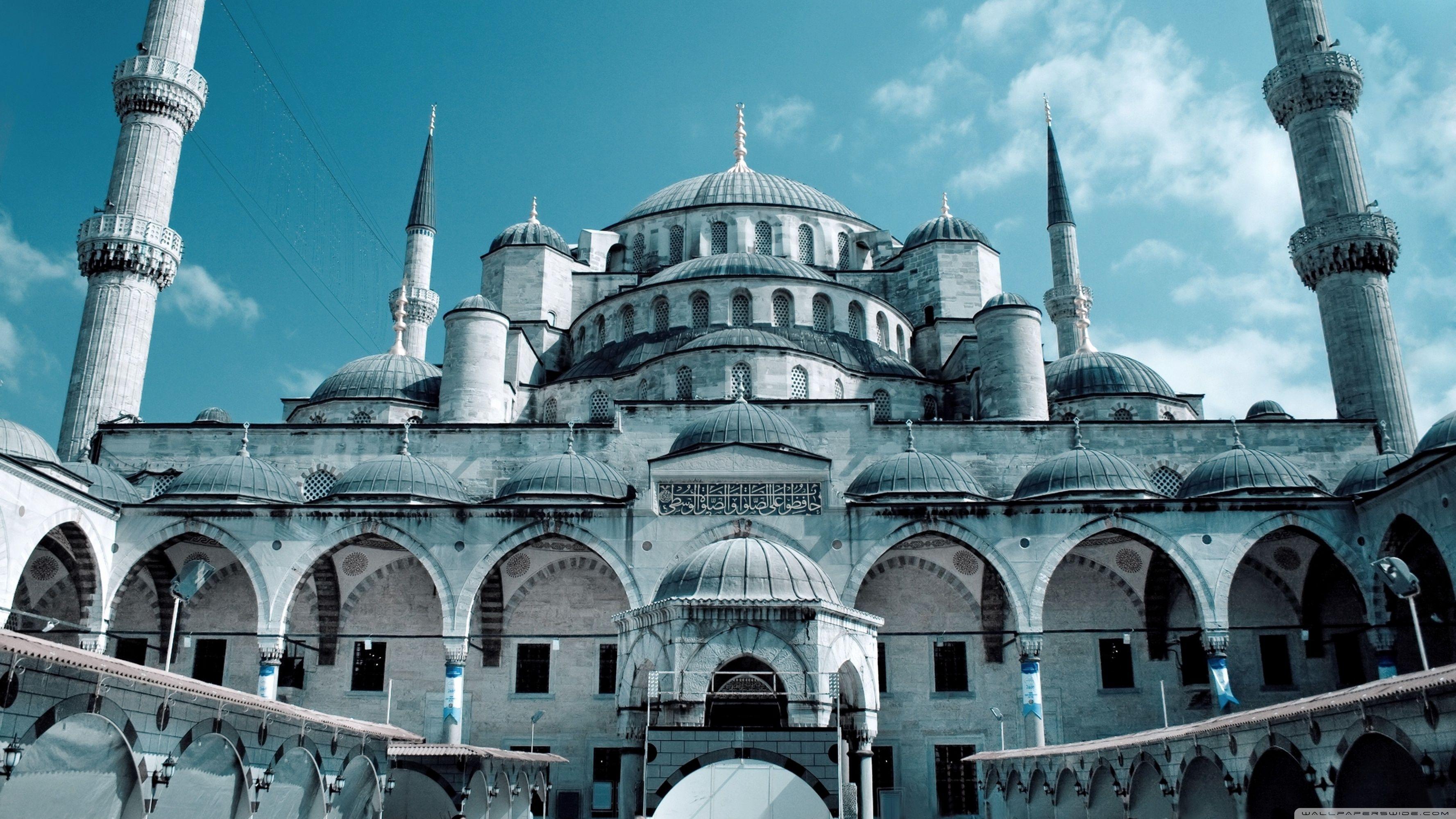 3554x1999 Hagia Sophia Mosque In Istanbul Ultra HD Desktop Background