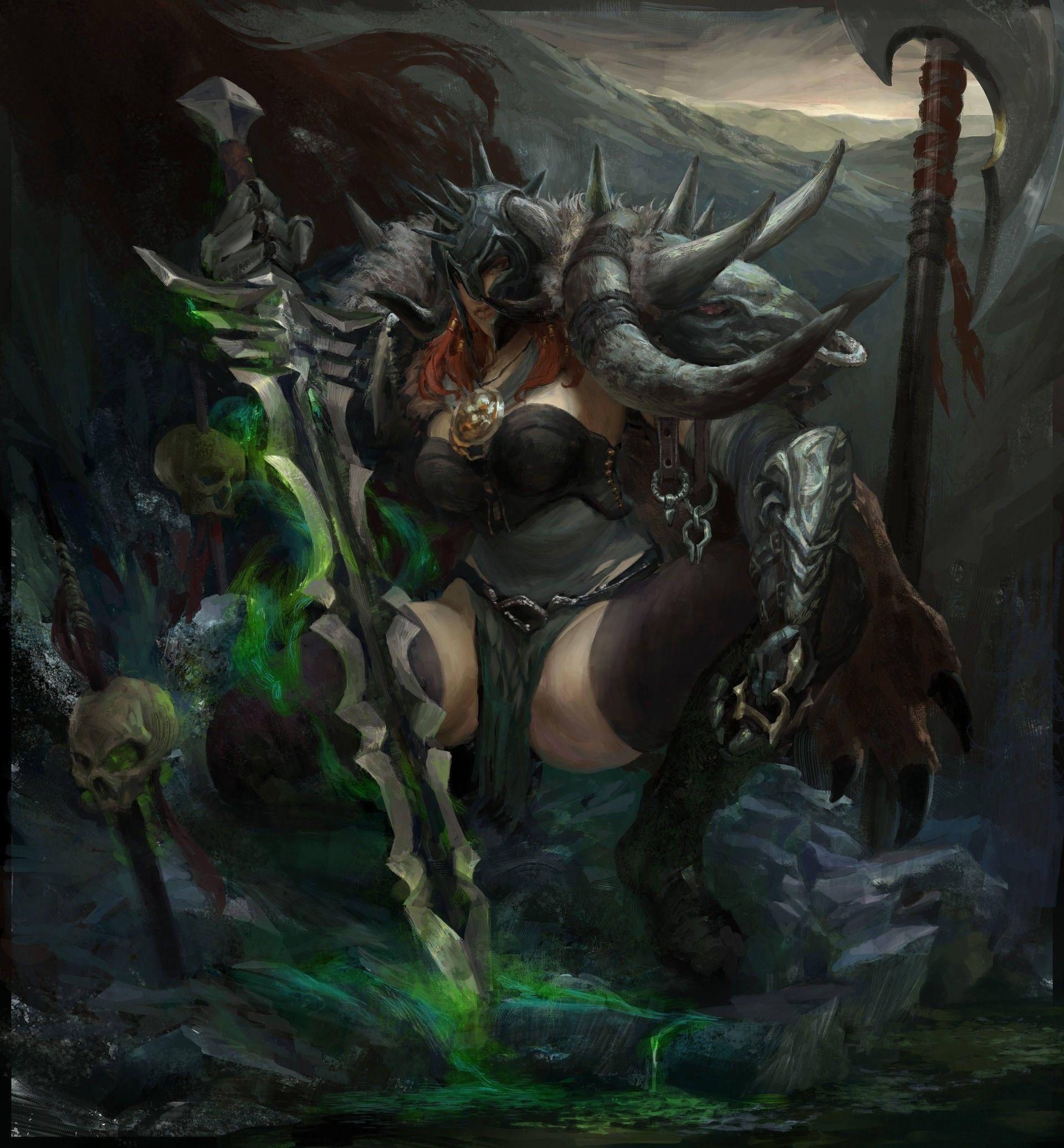 1920x2073 fantasy Art, Diablo III, Barbarian Wallpaper HD / Desktop
