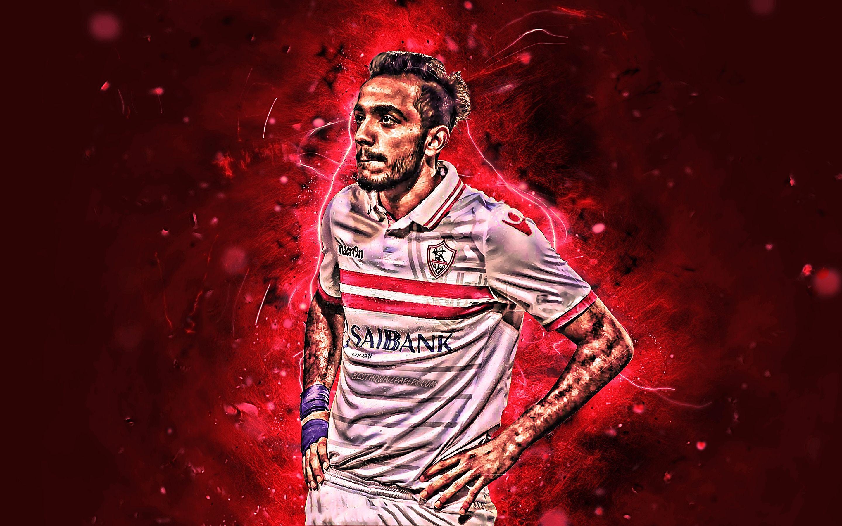 2880x1800 Download wallpaper Kahraba, abstract art, egyptian footballers