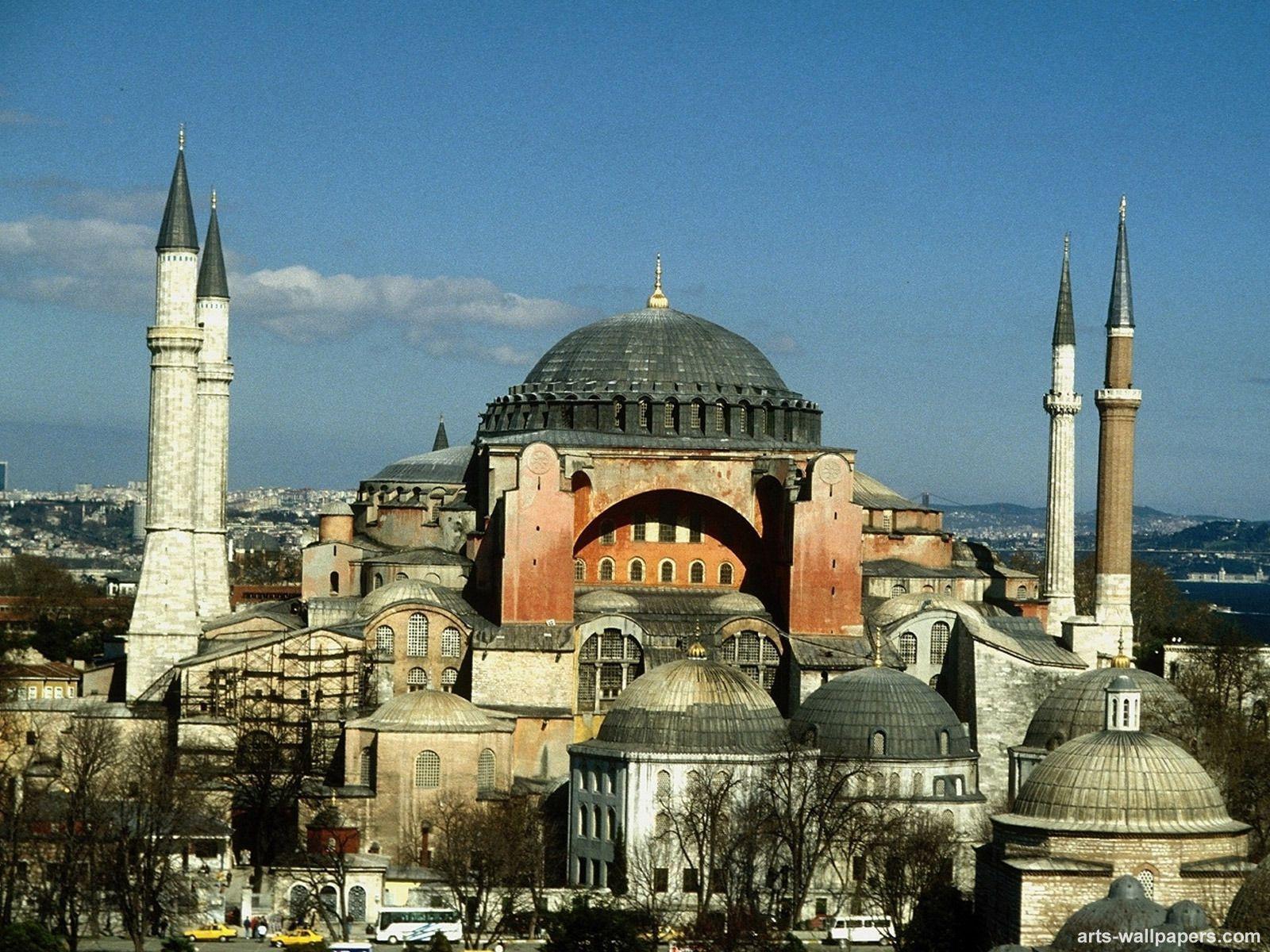 1600x1200 Free Hagia Sophia Istanbul Turkey Nice Wallpaper Download