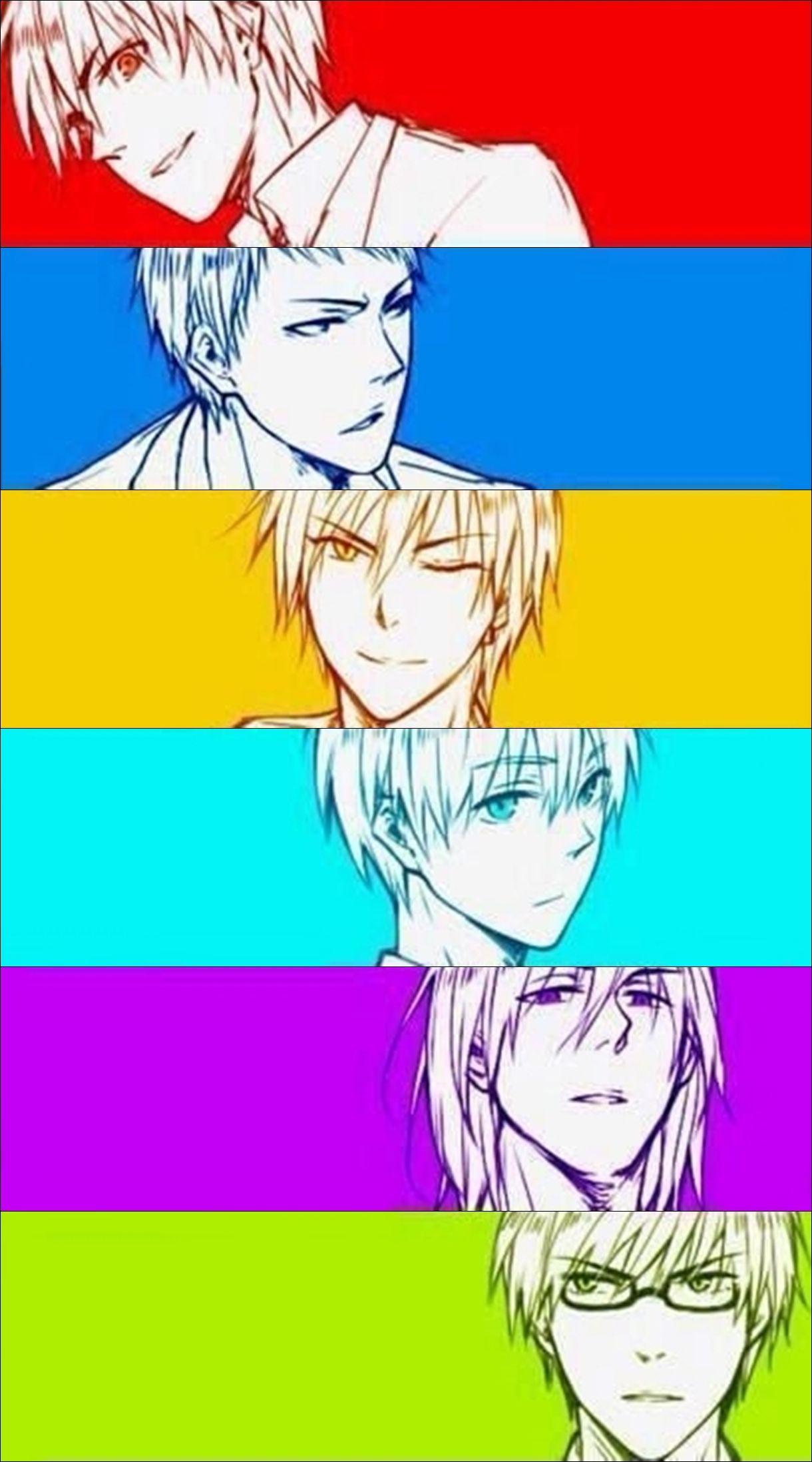 1220x2195 Kuroko no Basuke, Aomine, Kise, Kuroko, Murasakibara