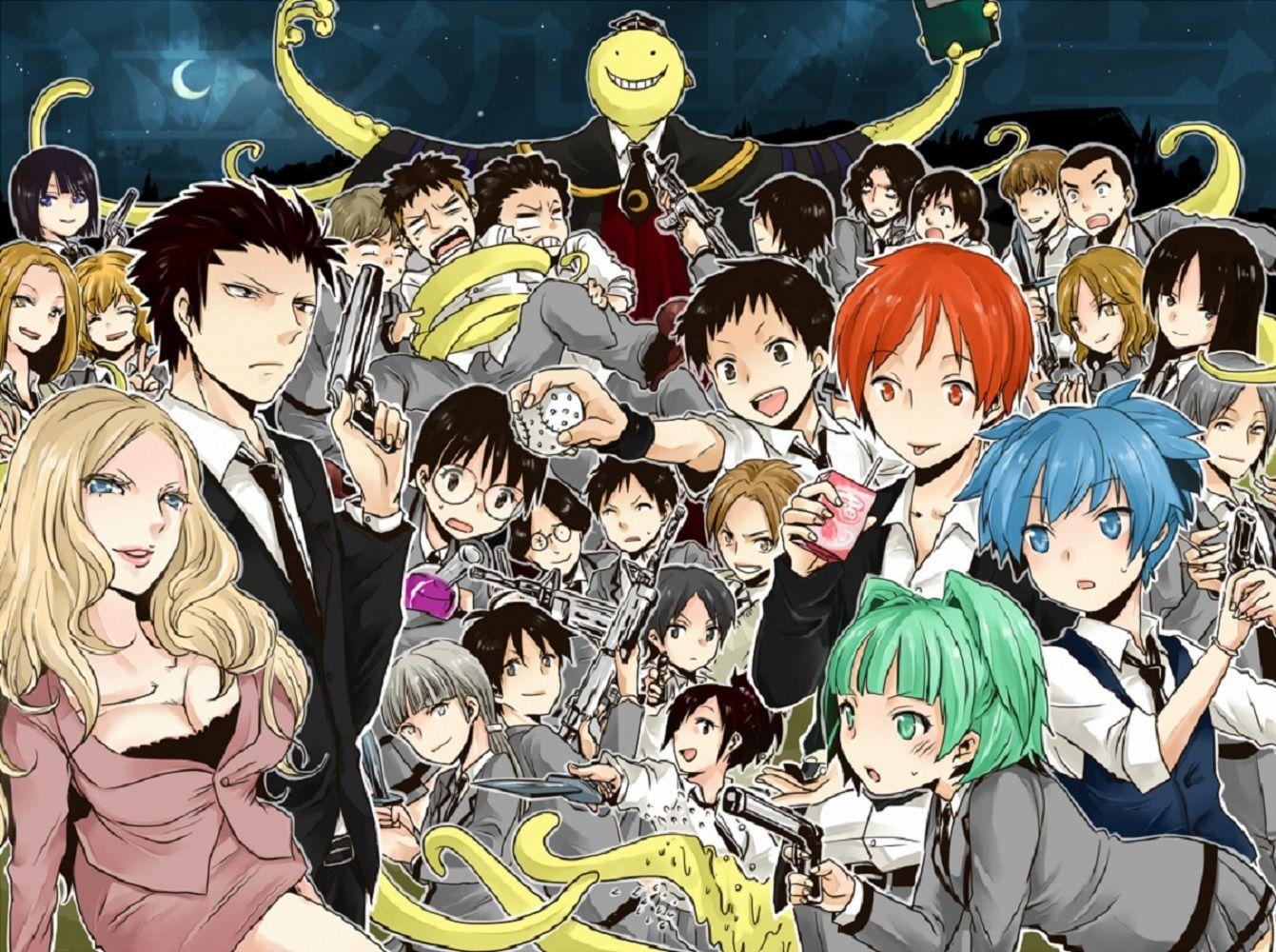 1341x1000 Assassination Classroom Wallpaper and Background Imagex1000