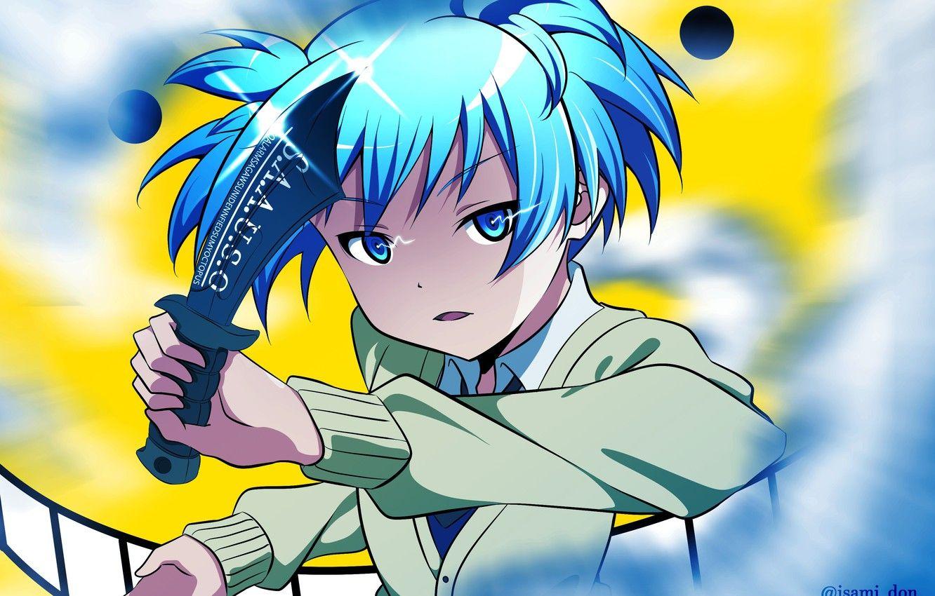 1332x850 Wallpaper boy, knife, The class assassins, Ansatsu Kyoushitsu