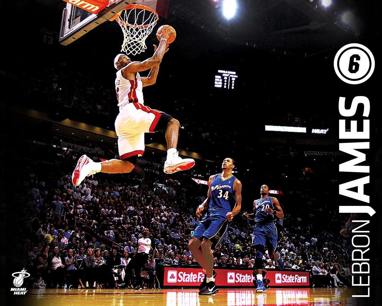 1280x1024 Lebron James Wallpaper Dunk