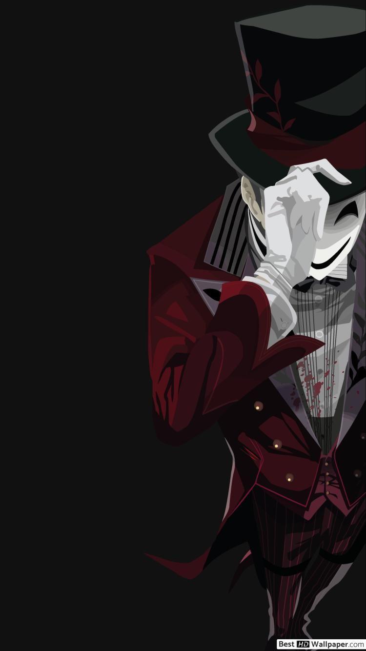 750x1334 Black bullets man behind the mask HD wallpaper download