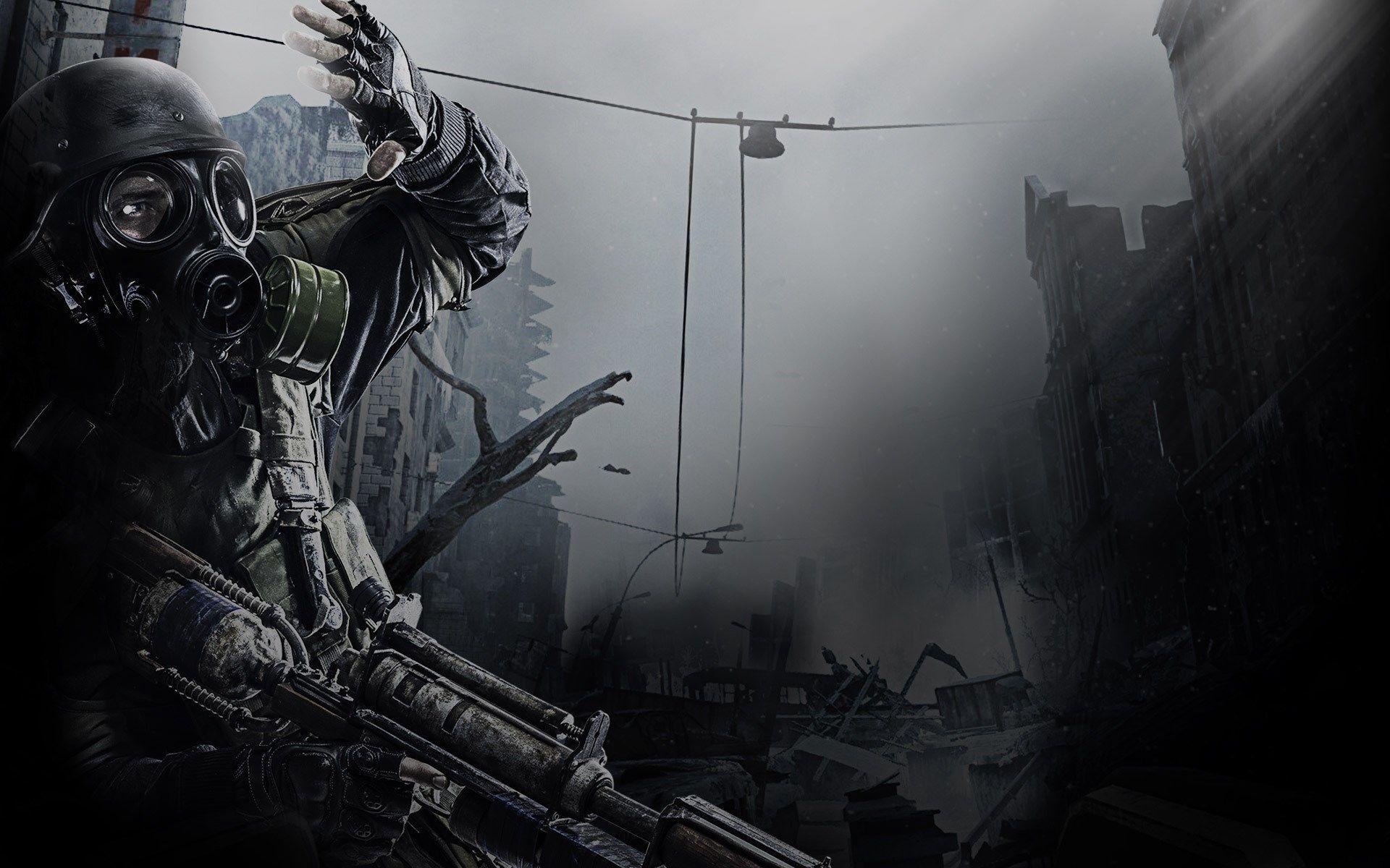 1920x1200 Wallpaper for Desktop: metro 2033 redux wallpaper Hanson Black