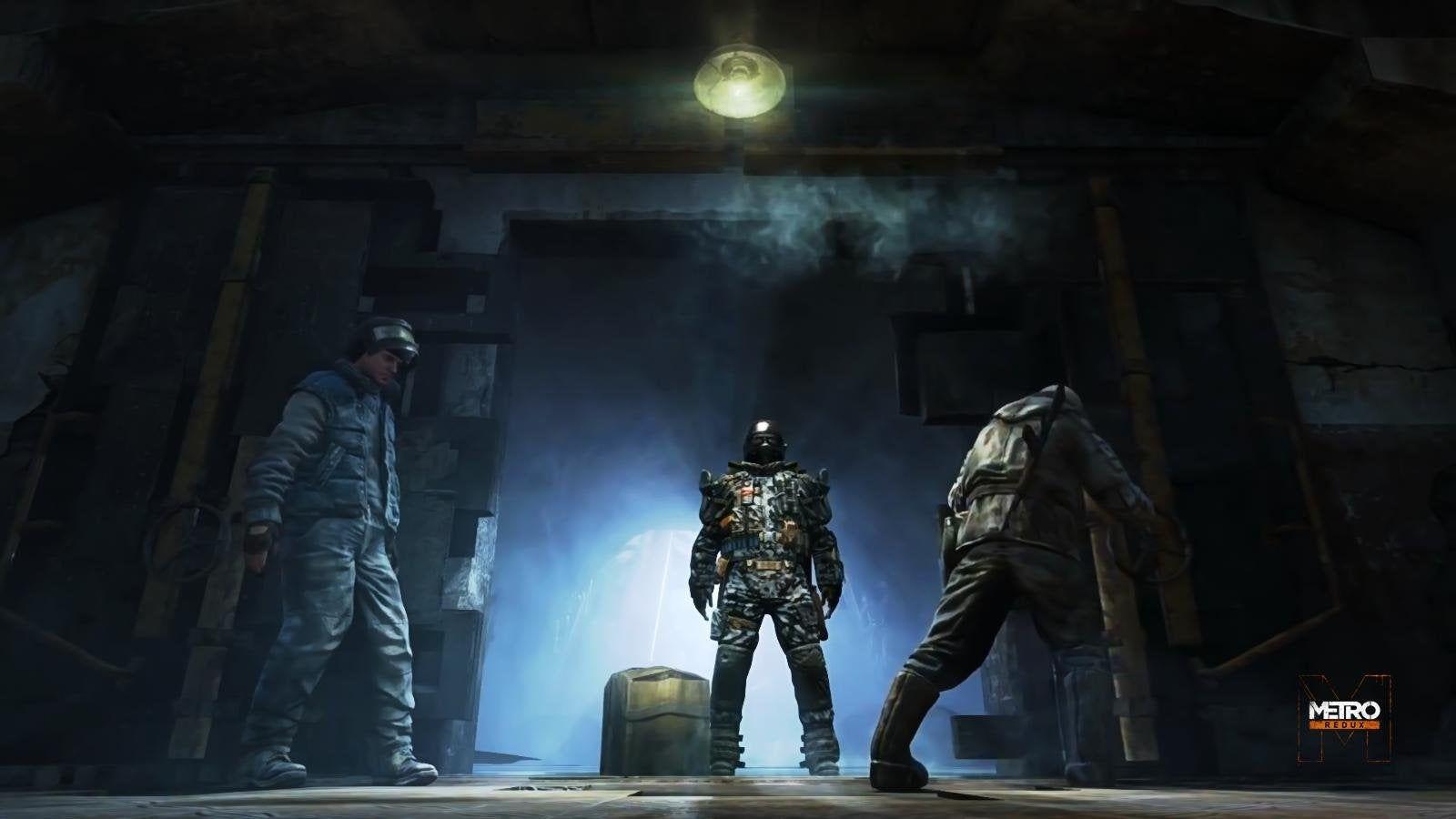 1600x900 Metro Redux 'wallpaper' from the trailer entering VDNKh