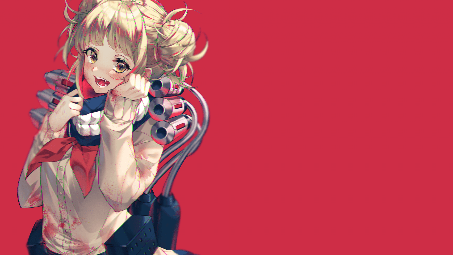 1920x1080 Wallpaper Himiko Toga, girl, 4K, Art