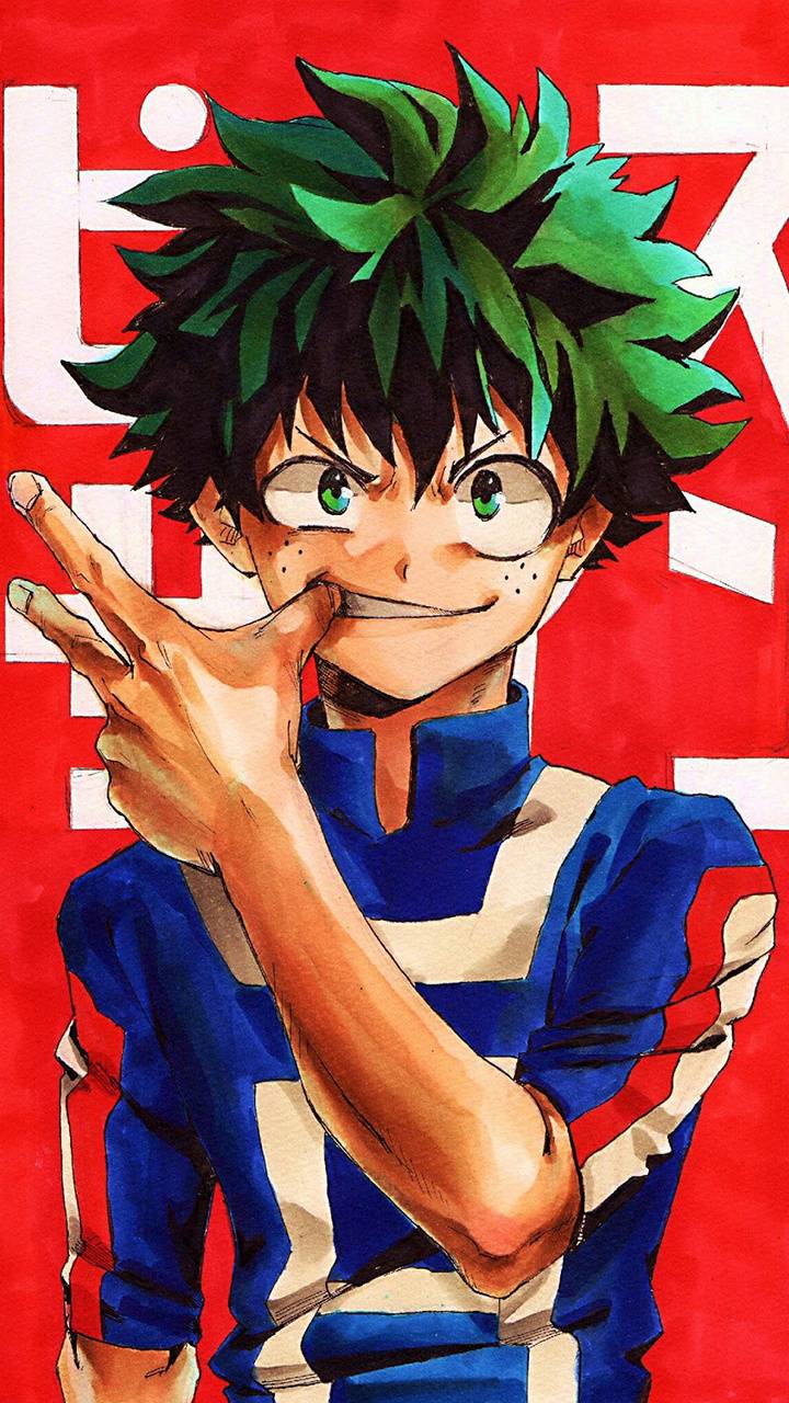720x1280 Izuku Midoriya Android Wallpaper