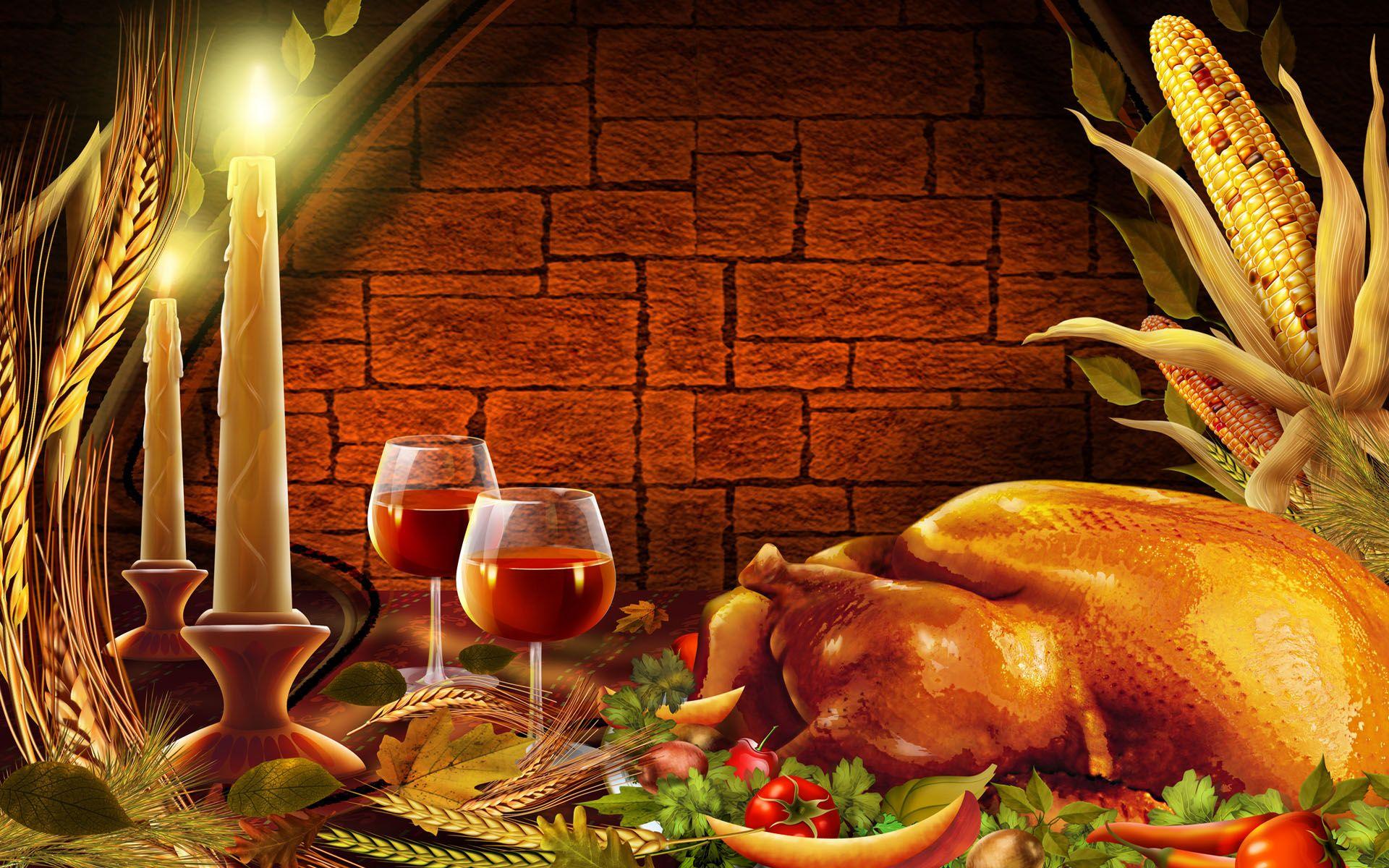 1920x1200 Thanksgiving Dinner Wallpaper Wallpaper 16555