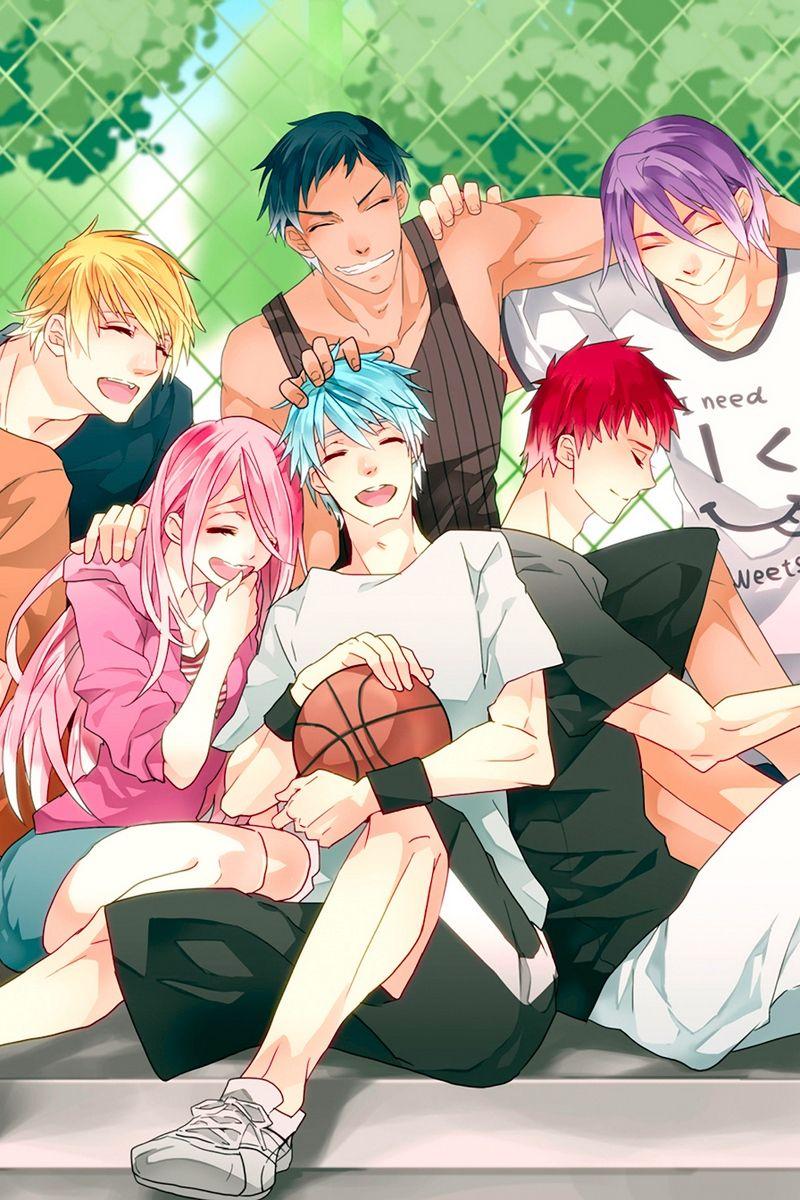 800x1200 Download wallpaper 800x1200 kuroko no basket, momoi satsuki, akashi