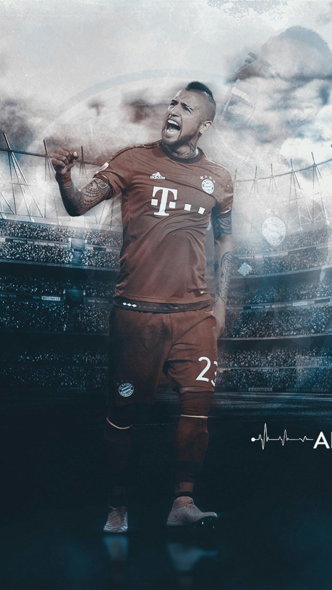 1080x1920 Arturo Vidal Wallpaper for Android