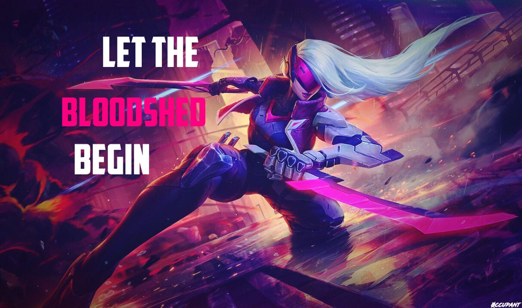 1830x1080 I Made a Project Katarina Wallpaper!!