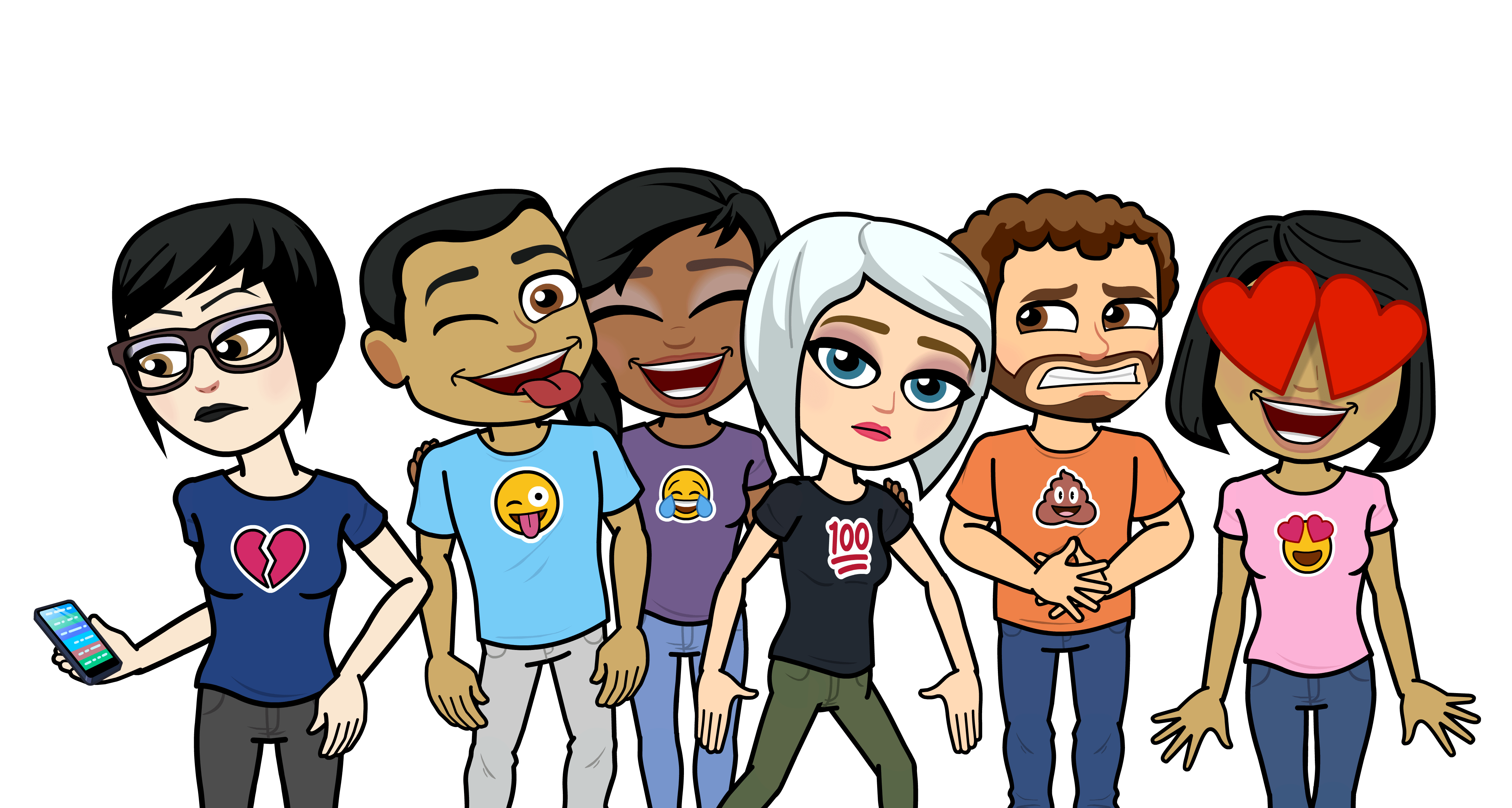 Bitmoji Wallpapers Top Free Bitmoji Backgrounds WallpaperAccess