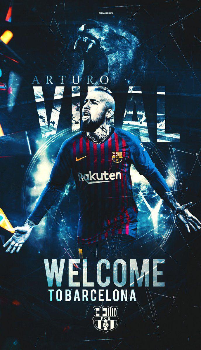 688x1200 Free download Mohammedgfx on Twitter Arturo Vidal welcome to Barca