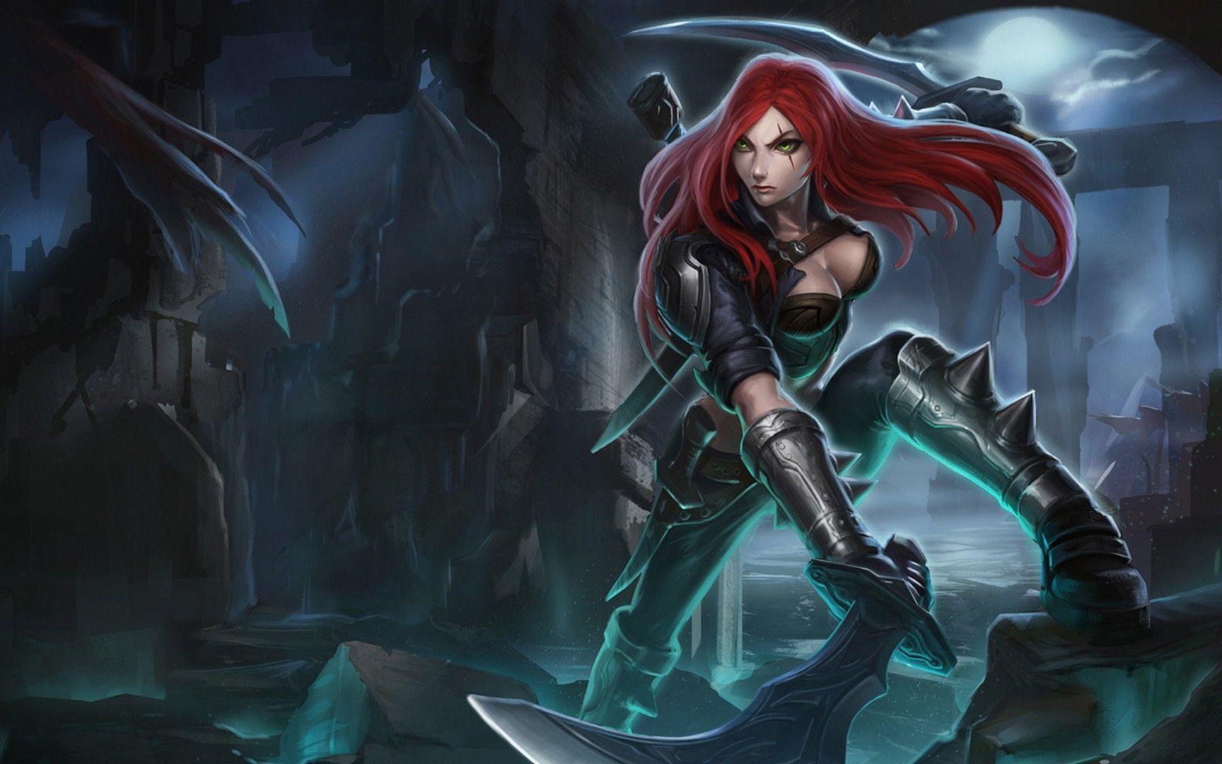 1728x1080 Katarina Wallpaper. League Of Legends Game, League Of Legends