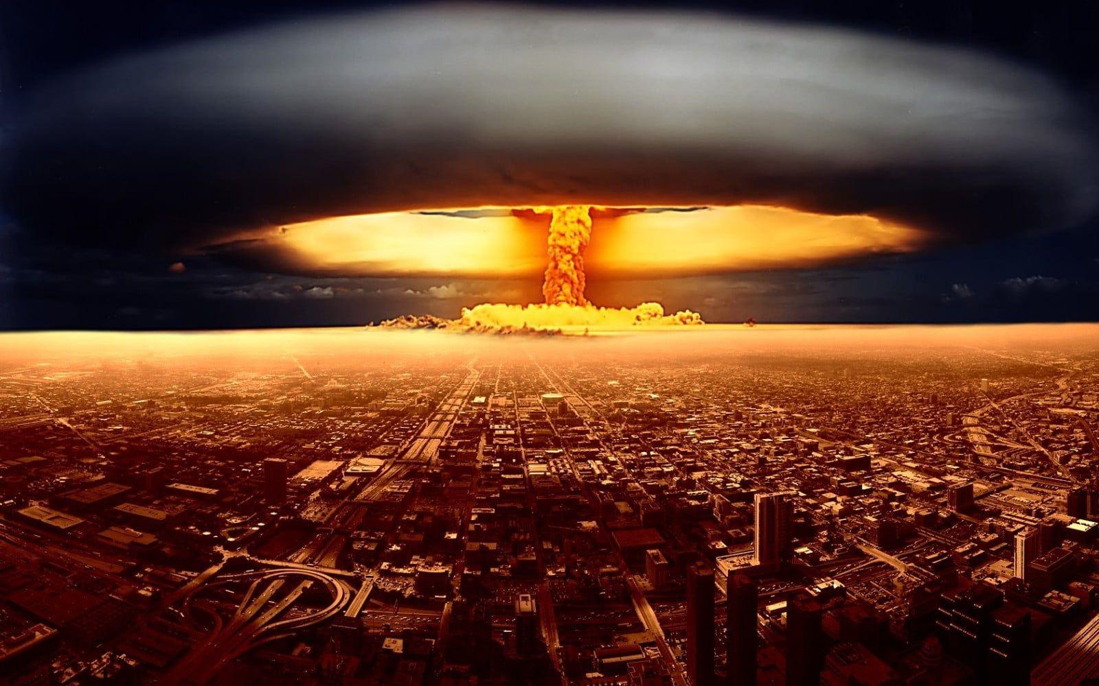 1600x1000 Atomic bomb explosion, explosion, nuclear, atomic bomb