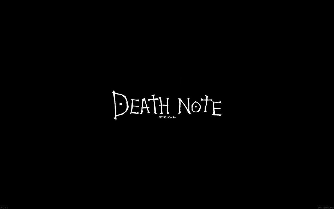 1280x800 Wallpaper Death Note Cartoon Illust Minimal