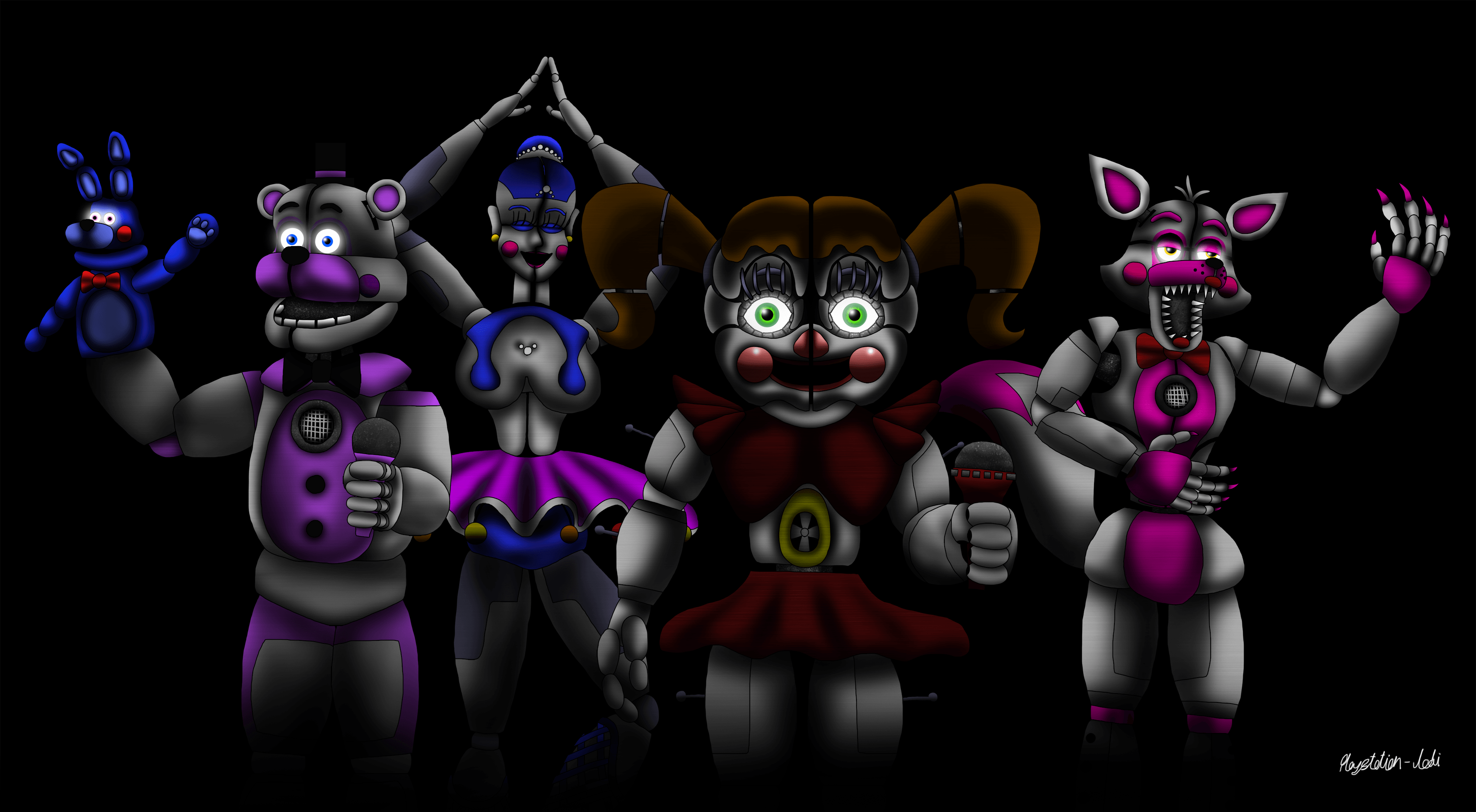 Fnaf sister location wallpaper by Eleanor8987  Download on ZEDGE  f8fc