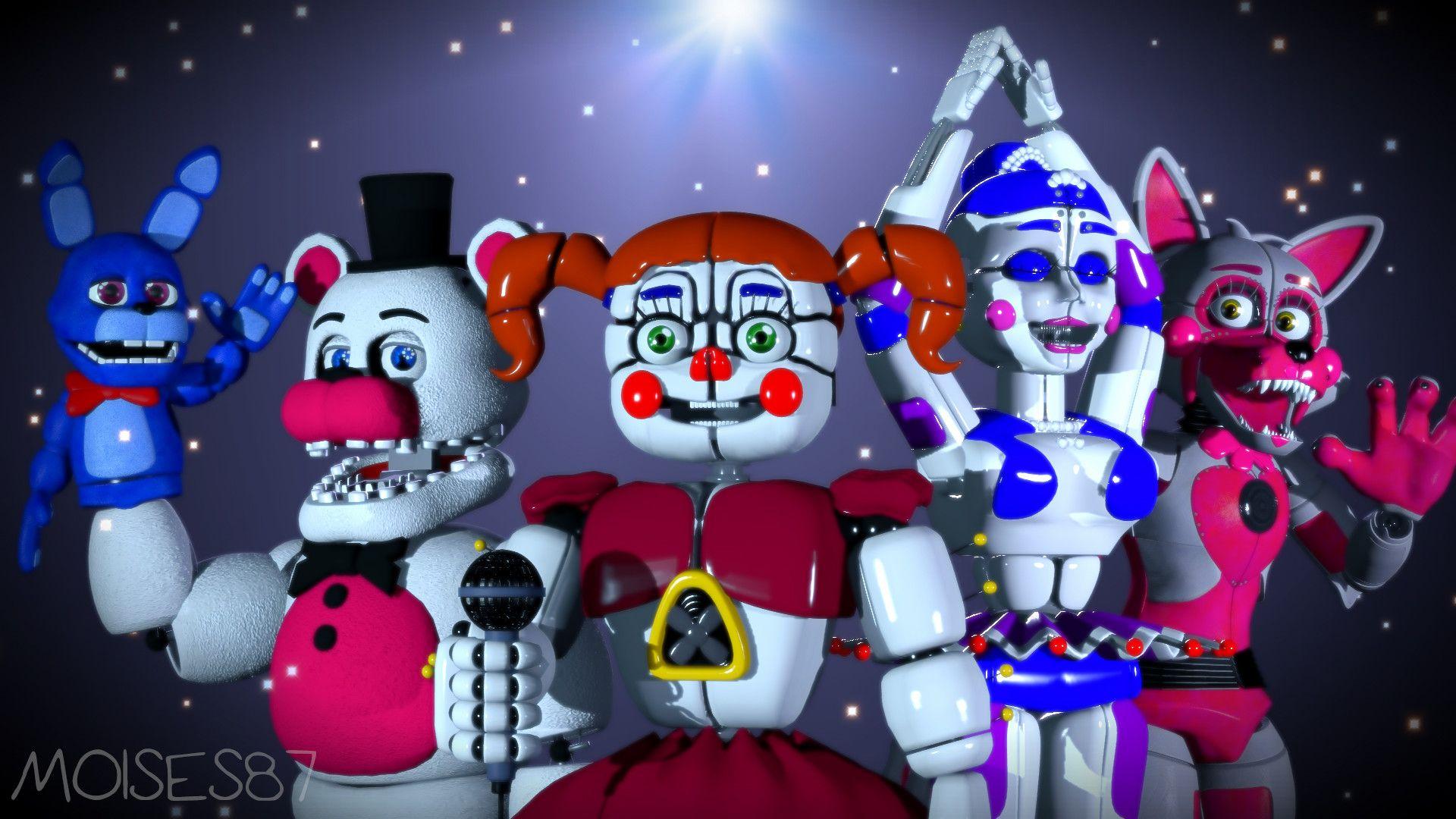 1920x1080 Five Nights at Freddys Sister Location Wallpaper