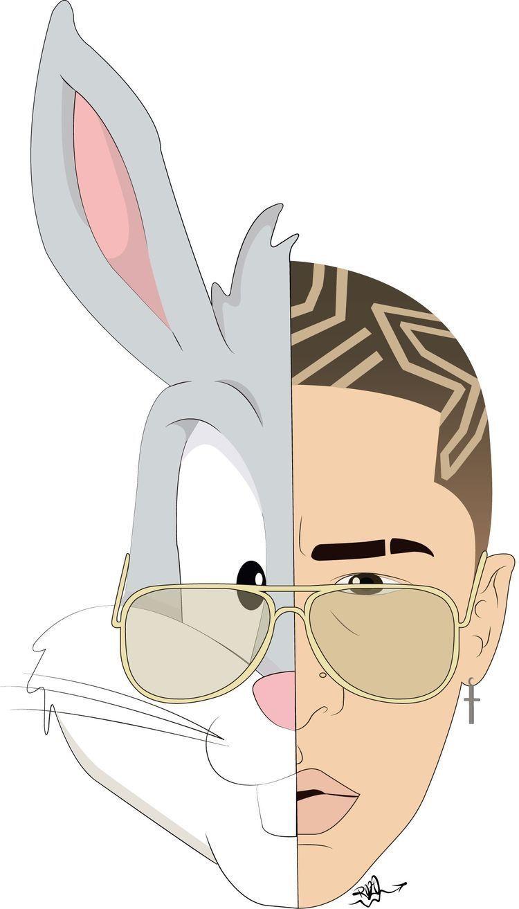 750x1313 Bunny Drawing Wallpaper