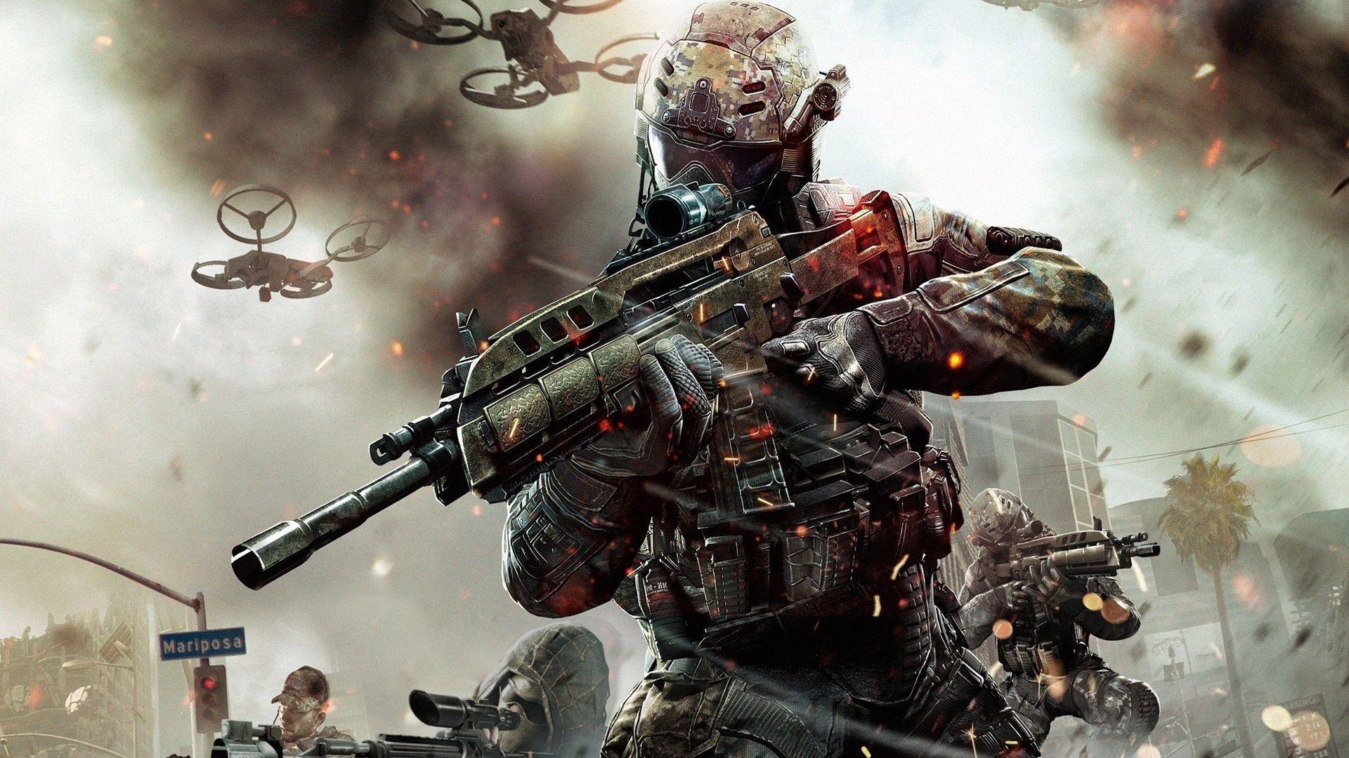 1920x1080 Full HD Wallpaper call of duty black ops 2 art soldier futuristic
