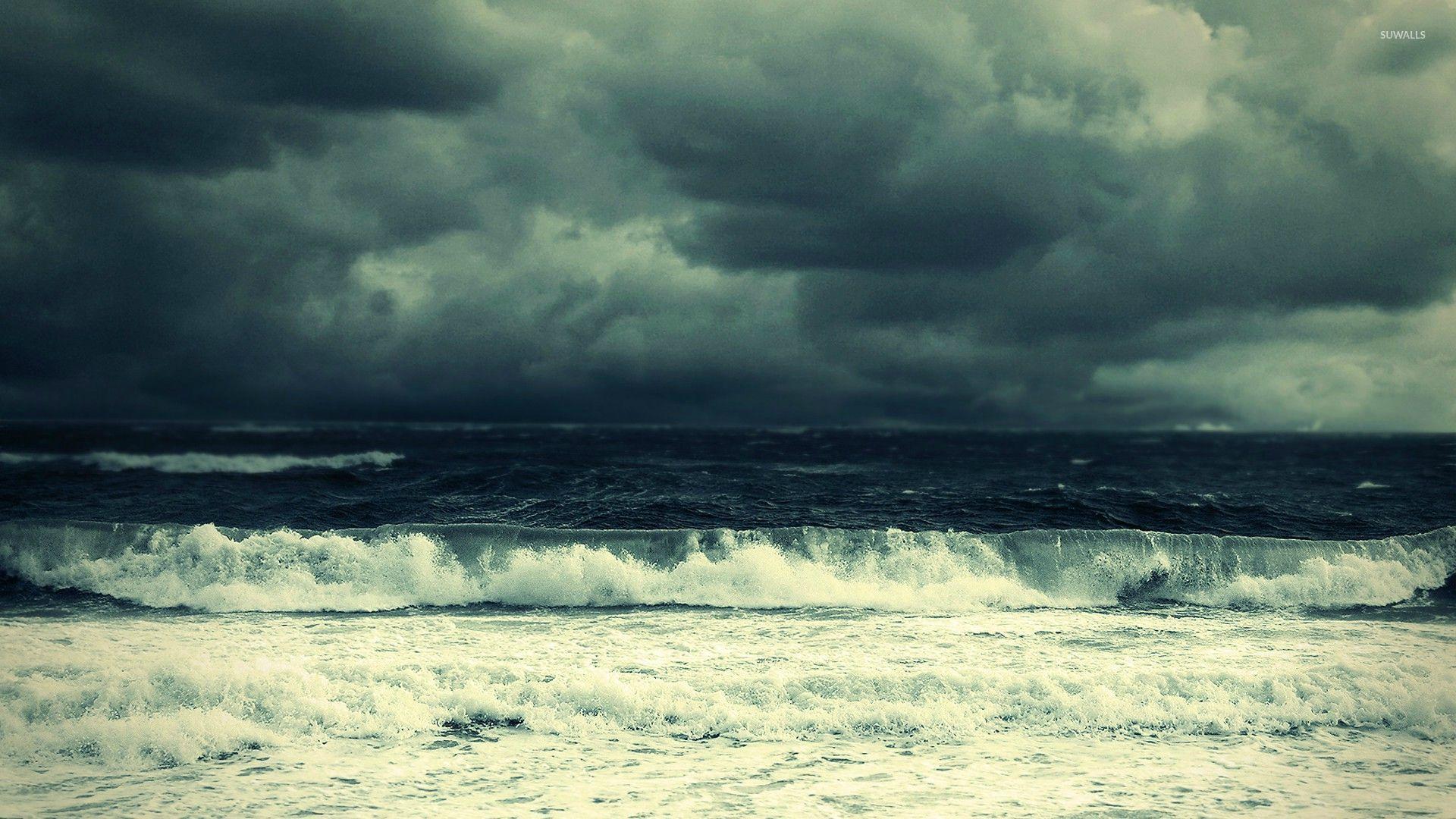 1920x1080 Stormy sea wallpaper wallpaper