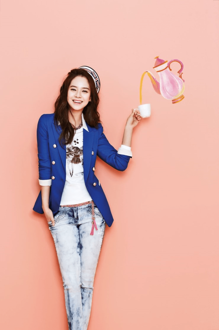 740x1113 Yesse Fall Collection Ji Hyo (송지효) Photo