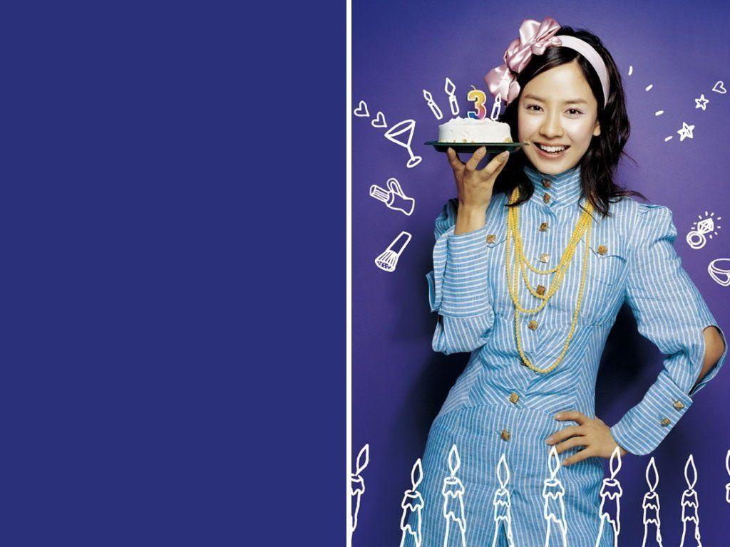 1024x768 Song Ji Hyo Wallpaper