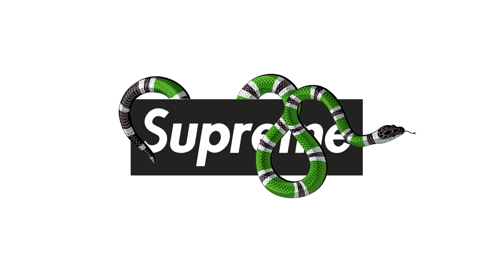 Supreme Red Snake, gucci, HD phone wallpaper