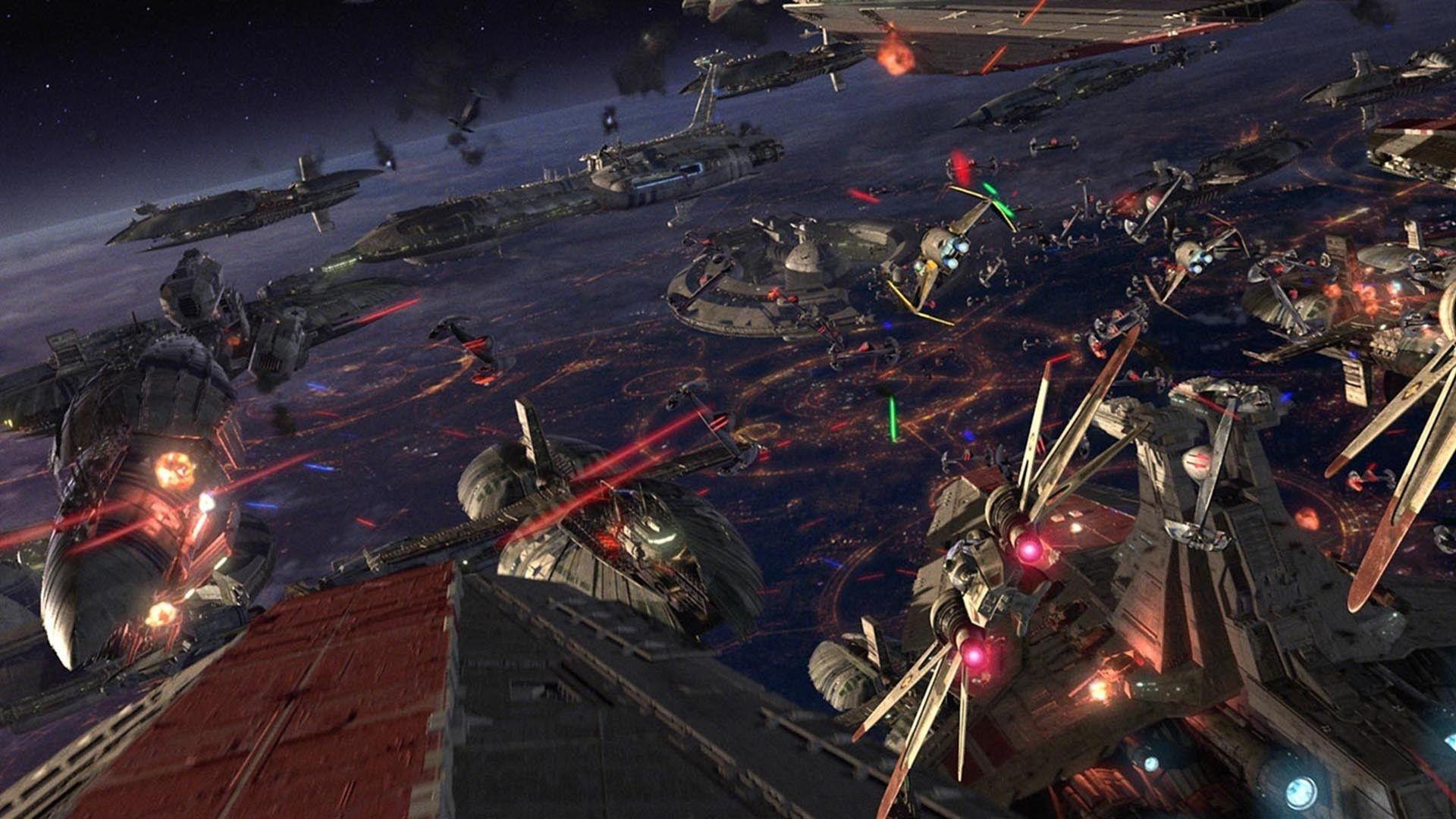 1920x1080 Space War Wallpaper