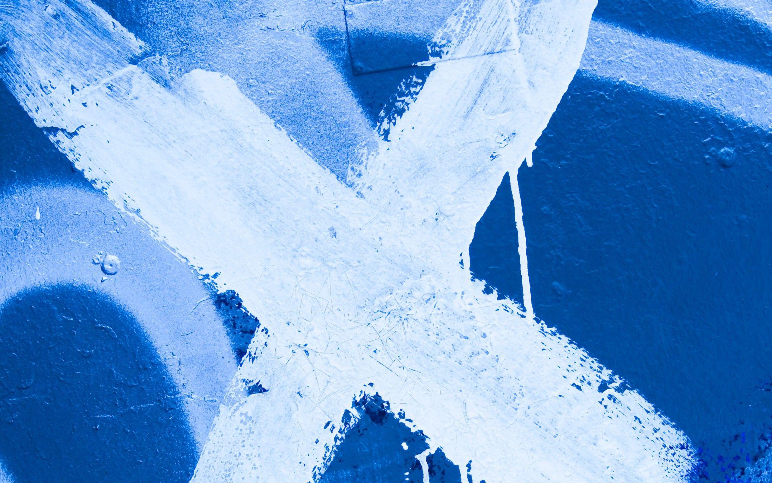 2560x1600 abstract, Blue, Cross, White, Metal, Paint, Textures Wallpaper HD