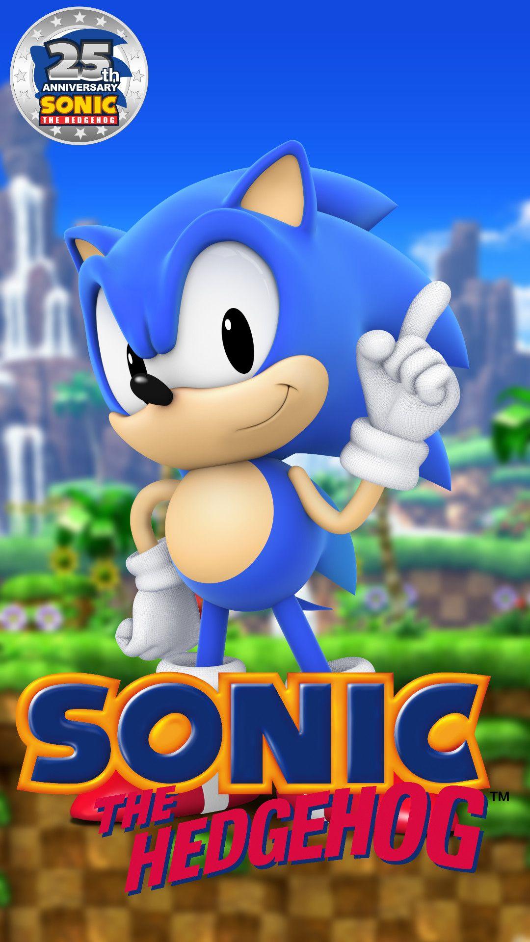 1080x1920 Classic Sonic Wallpaper HD