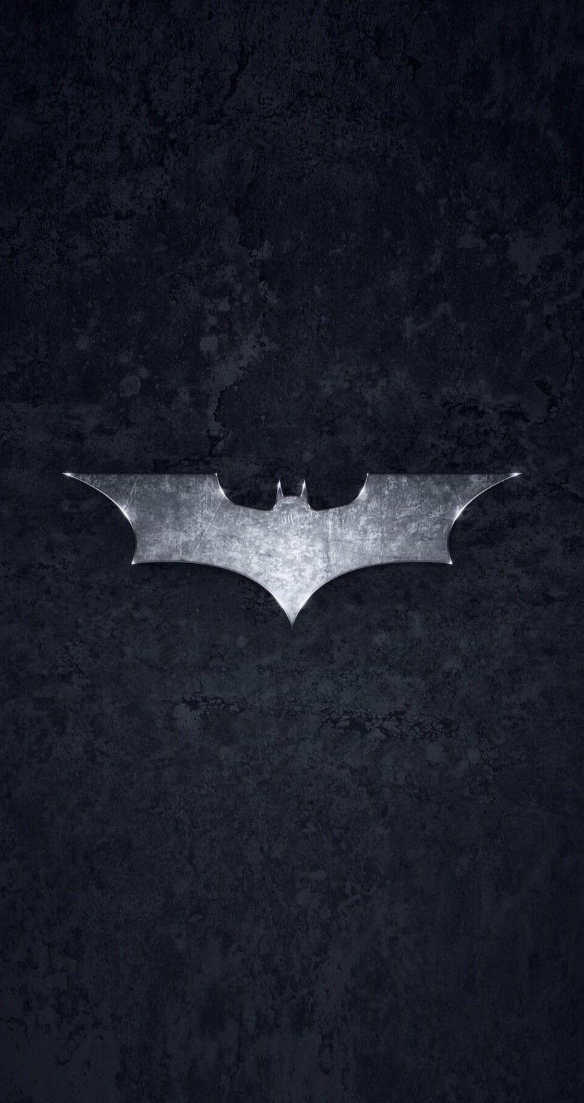 852x1608 Free download Download Grungy Batman Dark Knight Logo HD wallpaper