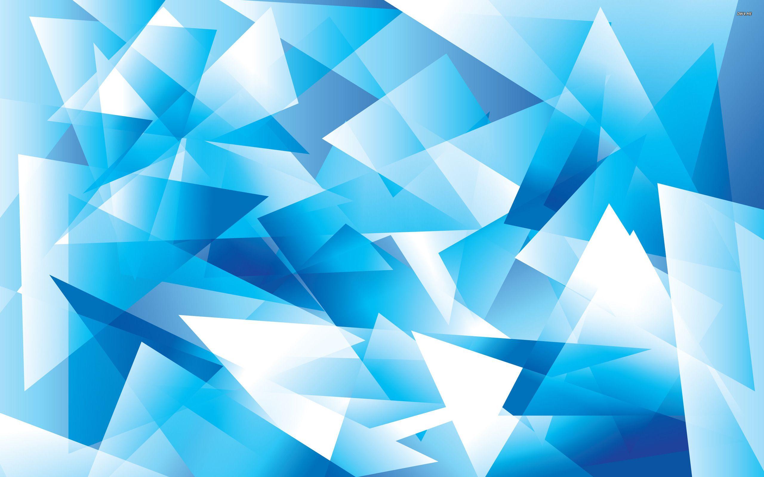 2560x1600 Blue Shards Wallpaper