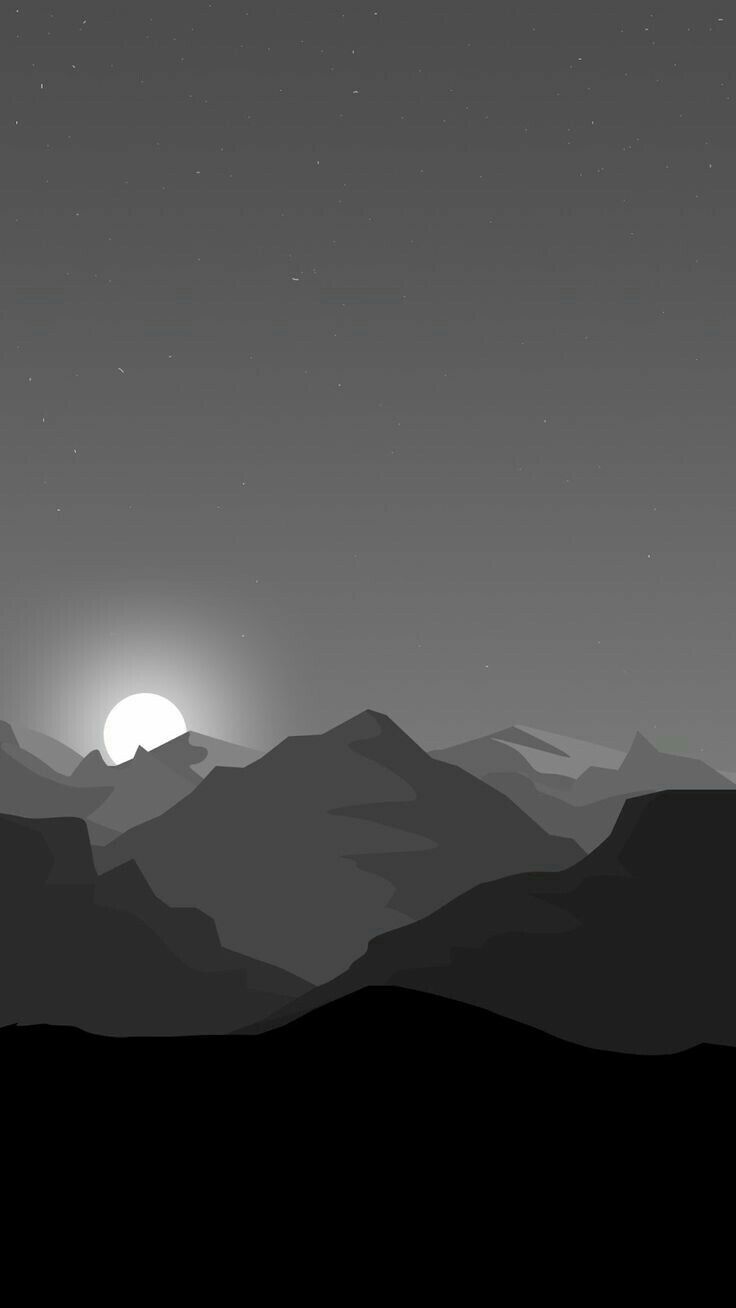 736x1308 Minimalist Grey Wallpaper for Your Phone