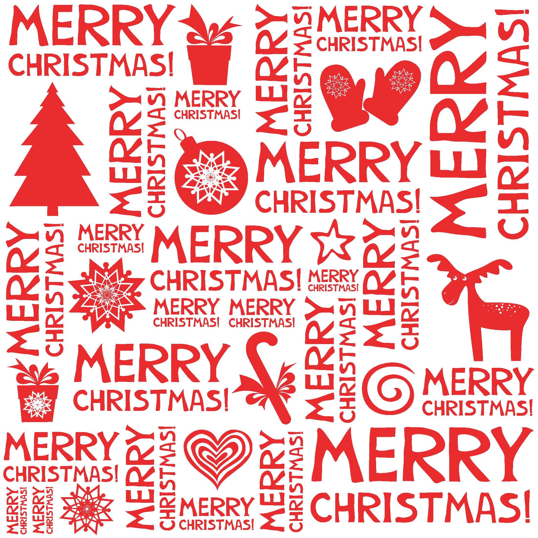 2200x2200 Merry Christmas Words Wallpaper