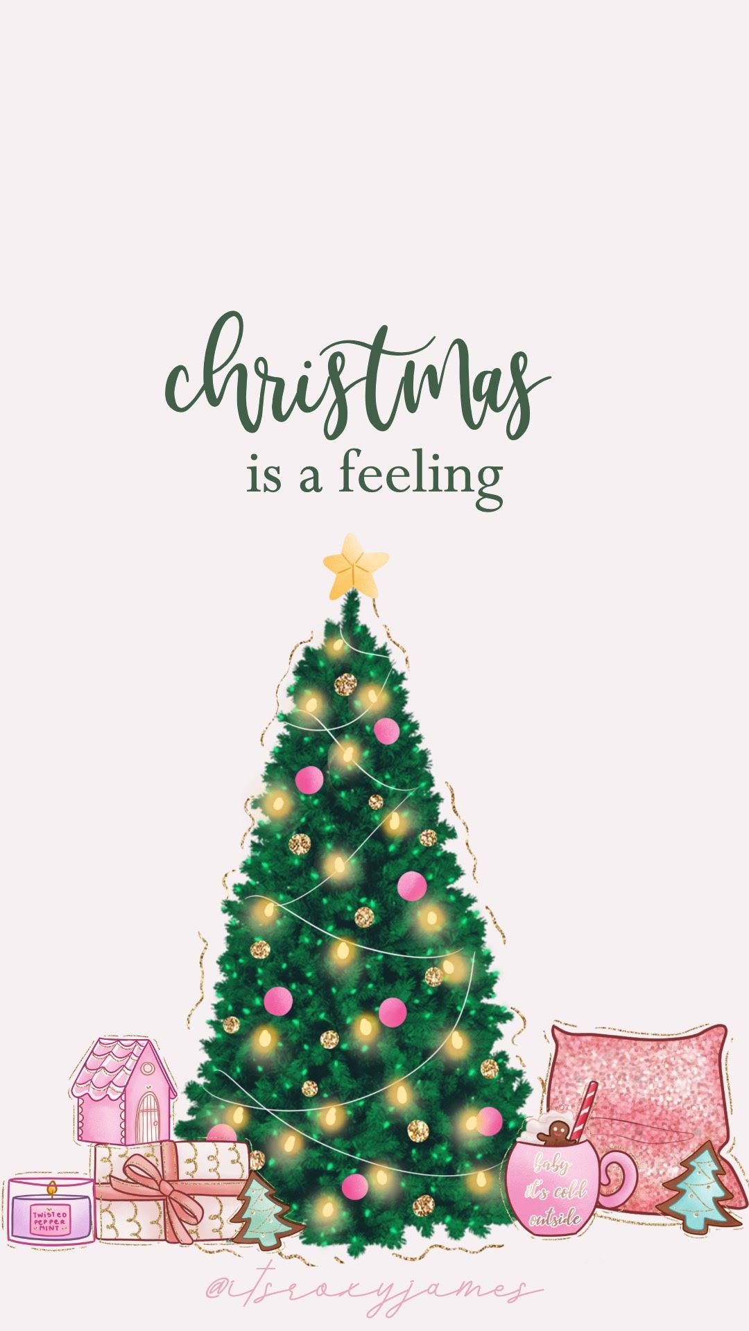 1080x1920 FREE Christmas Phone & Desktop Wallpaper