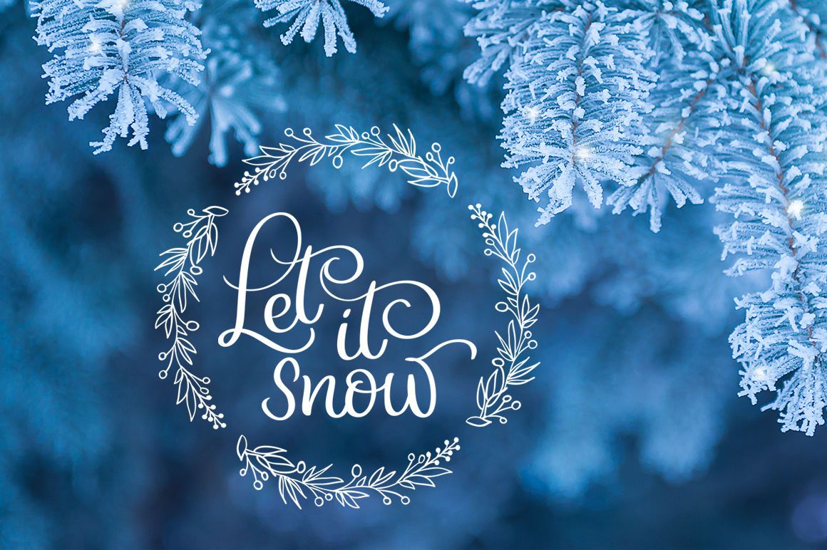 1160x772 Merry Christmas Quotes and Objects Calligraphy Collection By Happy Letters