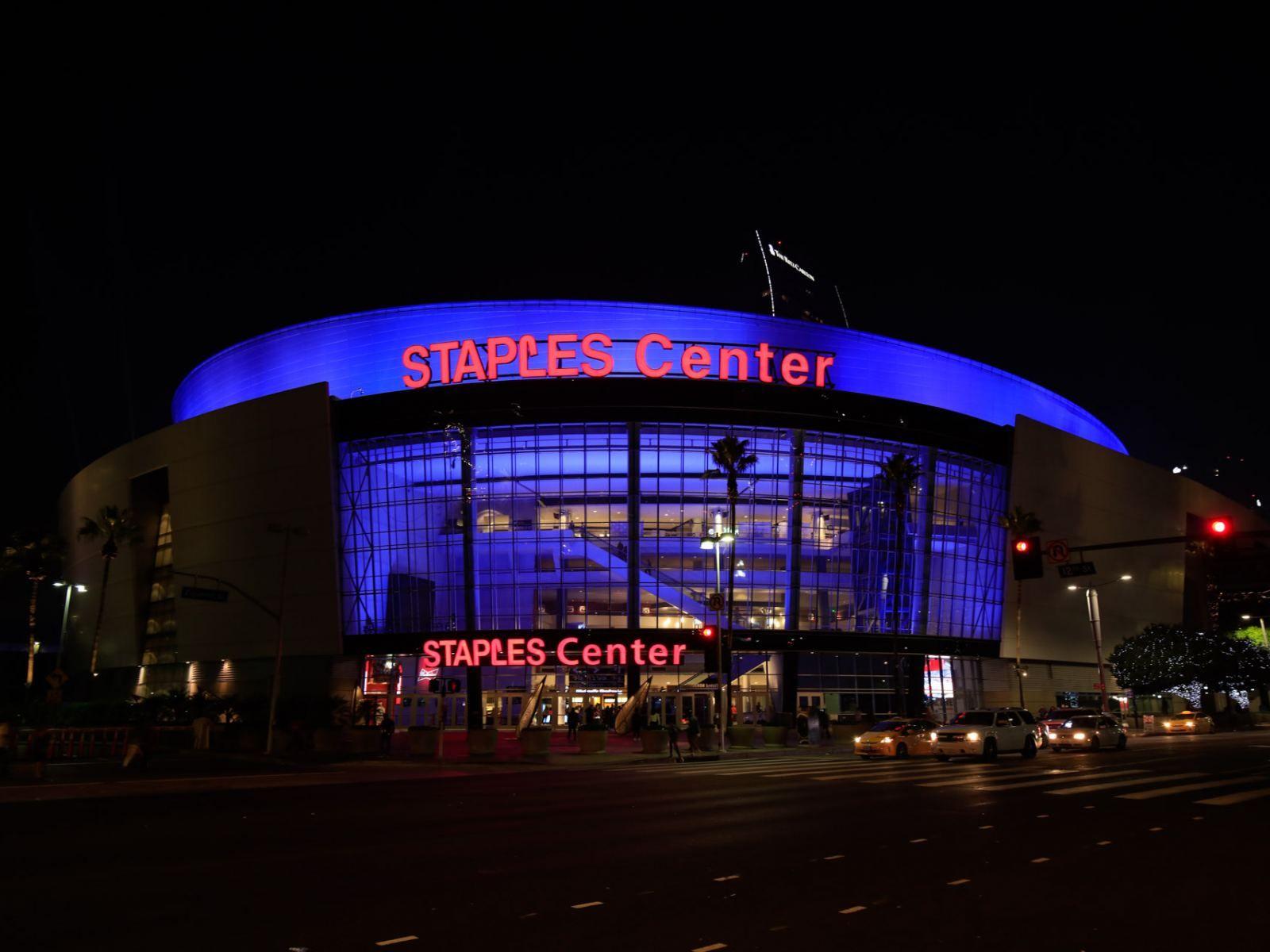 staples center in los angeles.