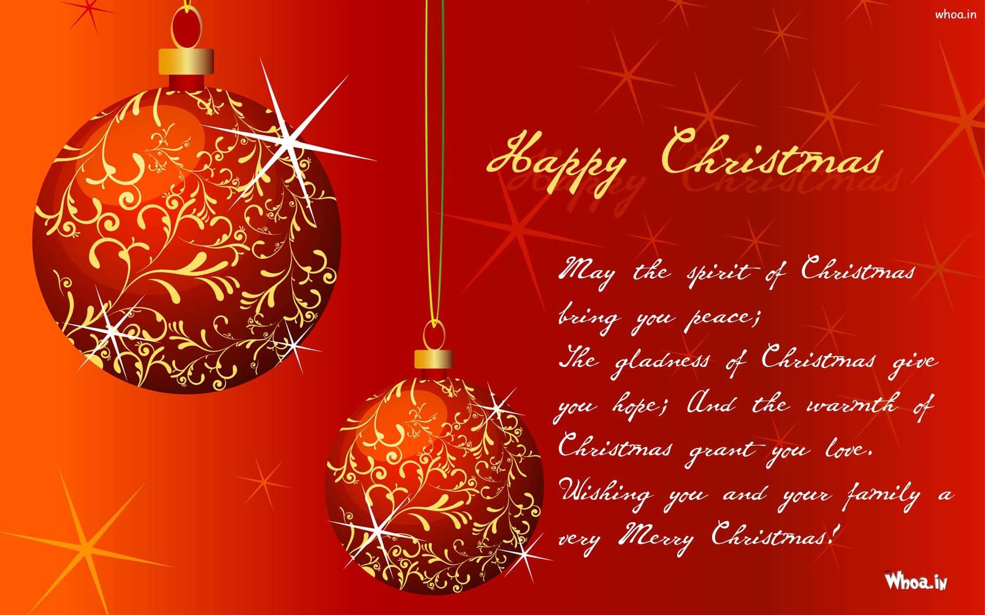 1920x1200 Happy Christmas Quotes HD Wallpaper
