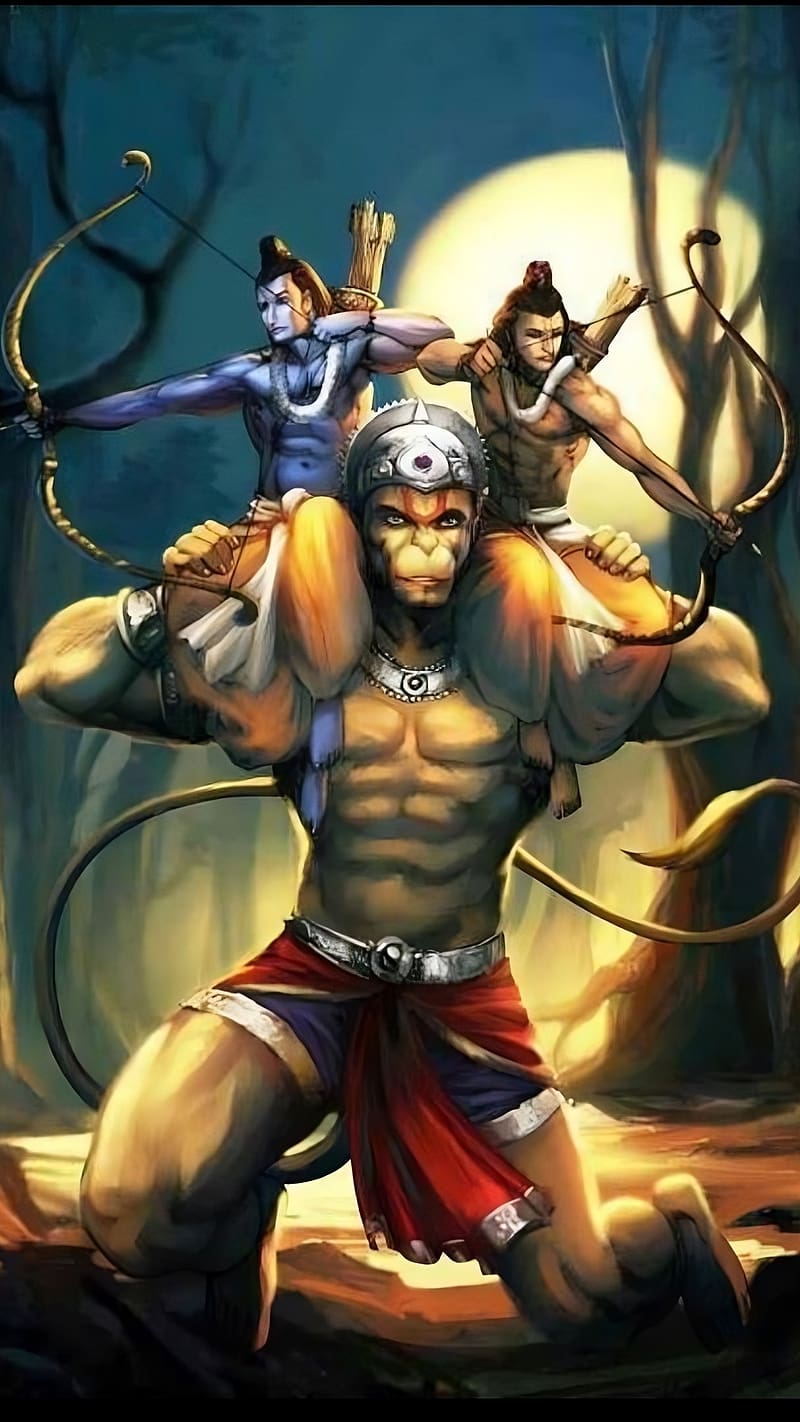 800x1422 Hanuman Best, shree ram laxman, lord, god, HD phone wallpaper