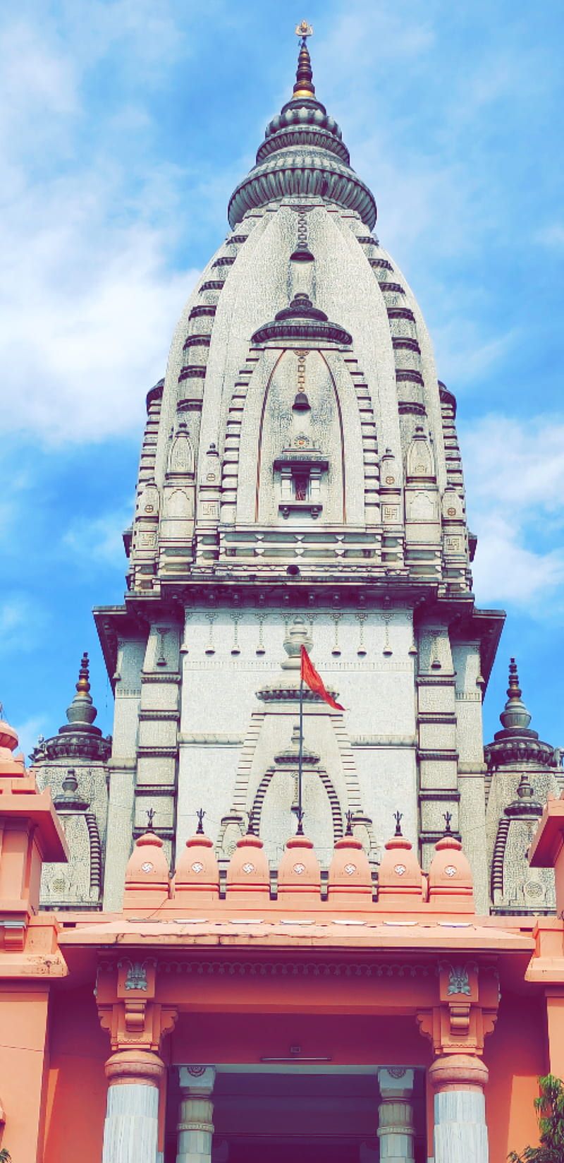 800x1648 HD temple kashi wallpaper