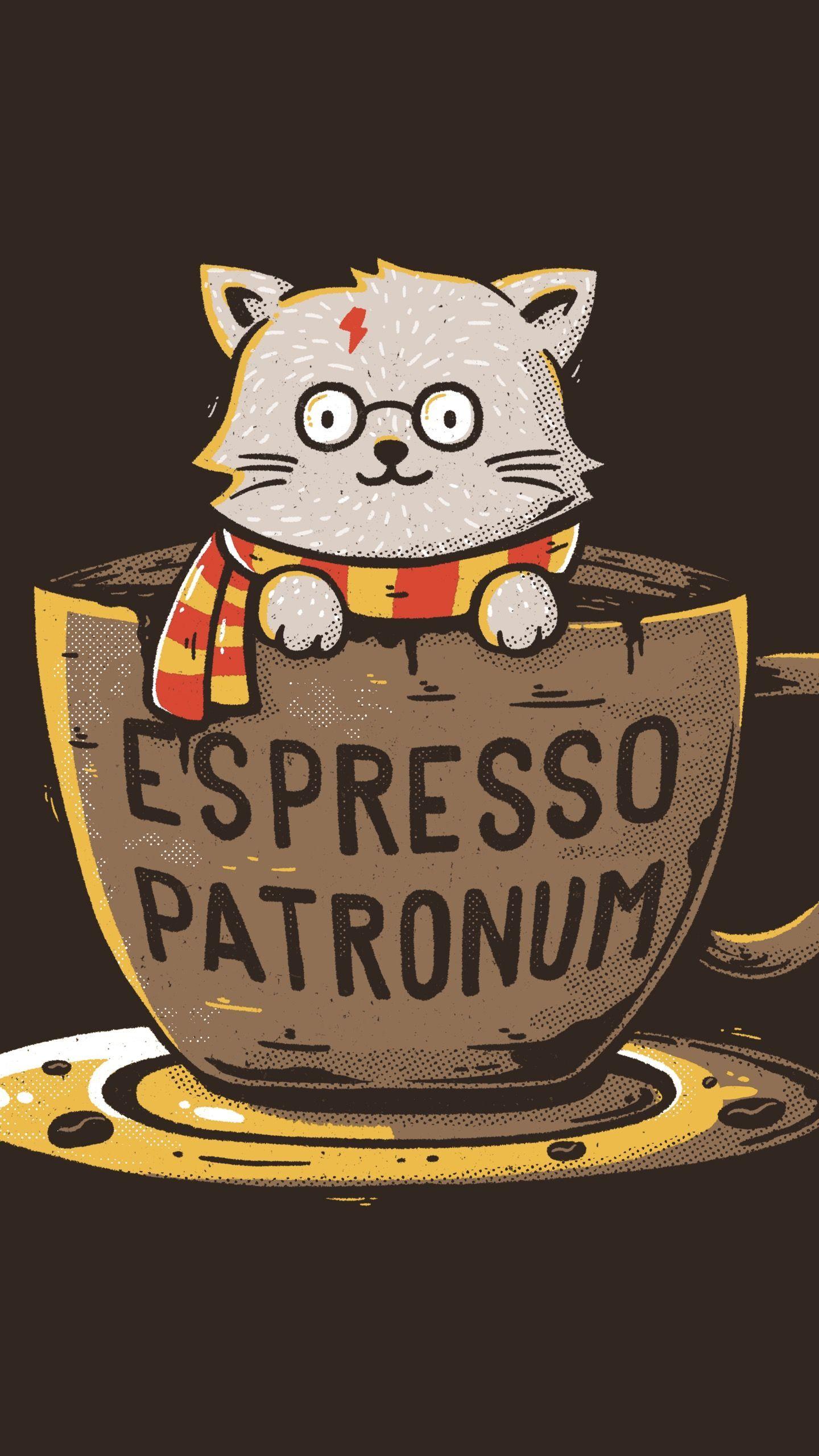 1440x2560 Espresso Patronum Accio Starbucks. Cute wallpaper, New